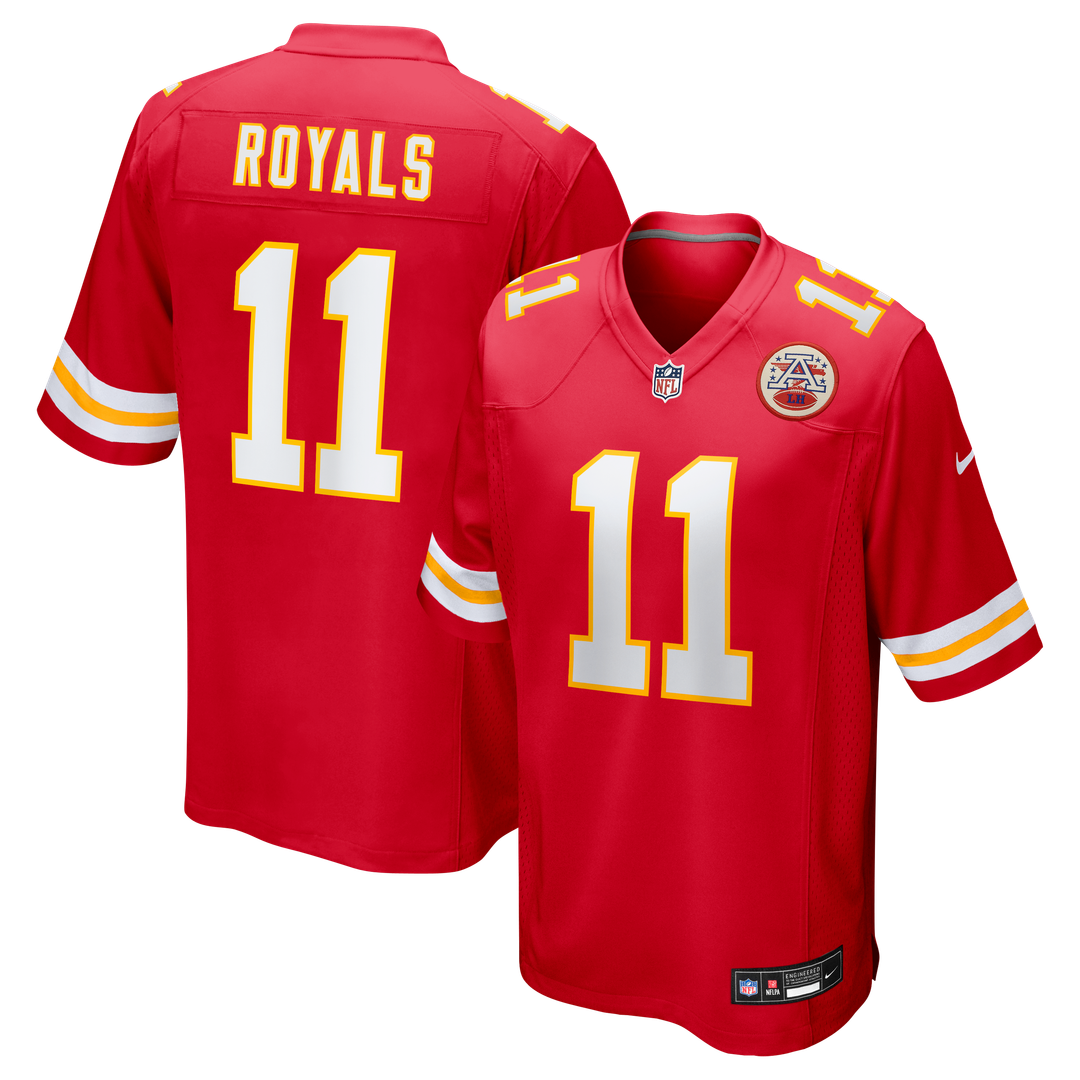 Jalen Royals Kansas City Chiefs Nike Team Game Jersey -  Red