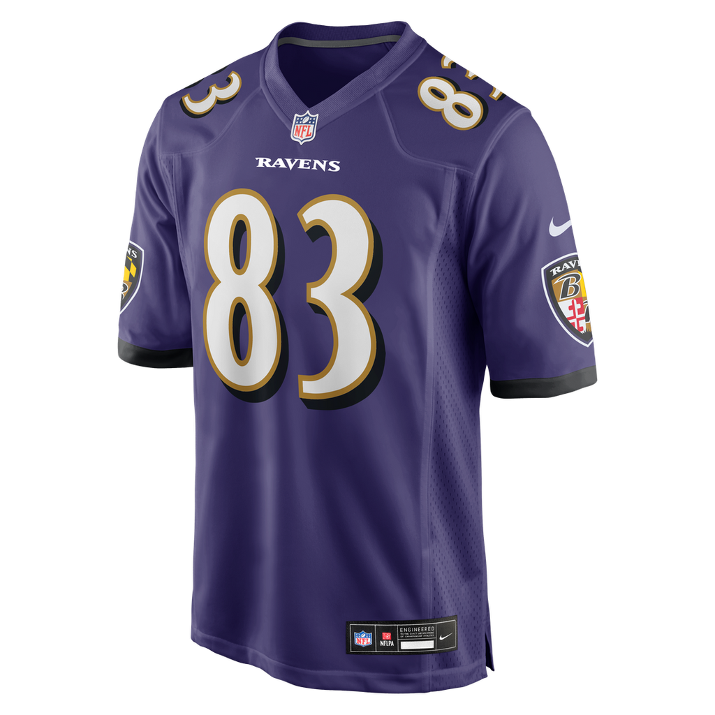 LaJohntay Wester Baltimore Ravens Nike Team Game Jersey -  Purple
