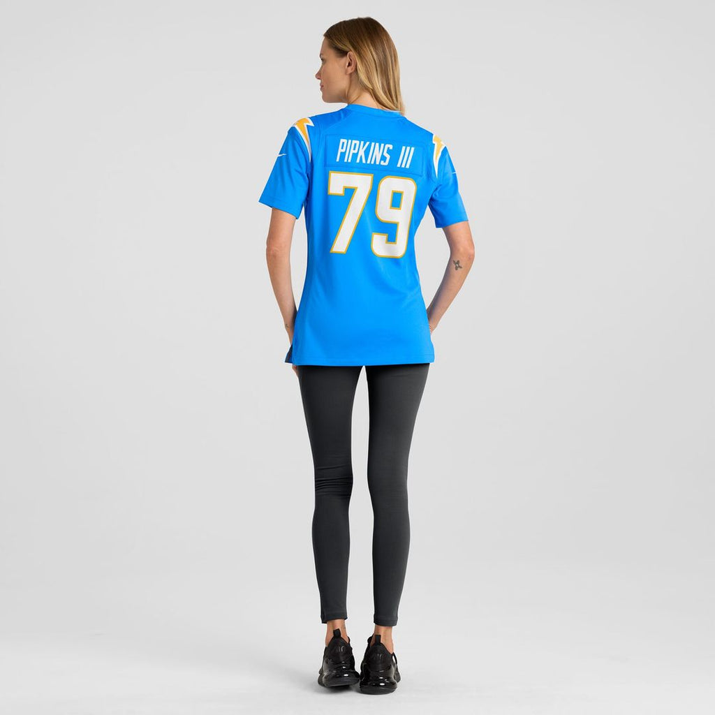 Trey Pipkins III Los Angeles Chargers Nike Women's Game Jersey - Powder Blue
