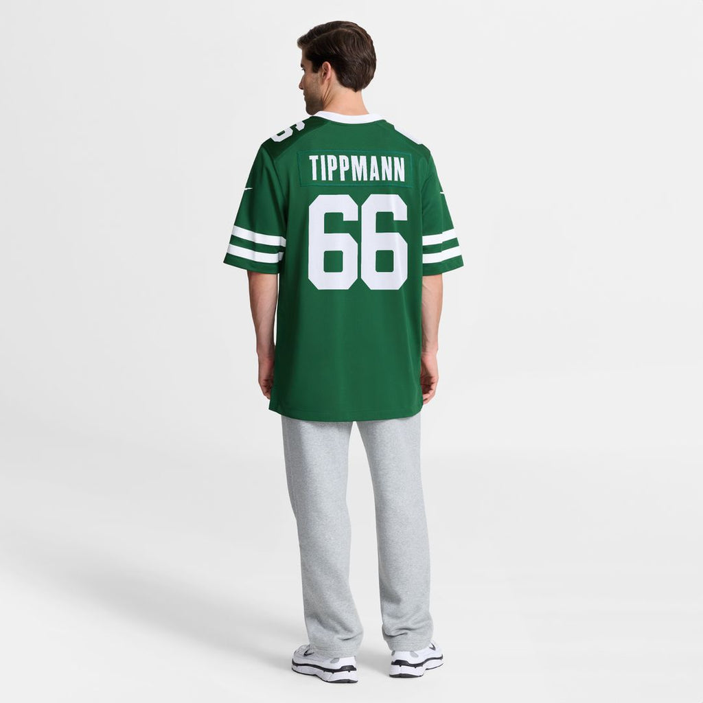 Joe Tippmann New York Jets Nike Team Game Jersey - Legacy Green