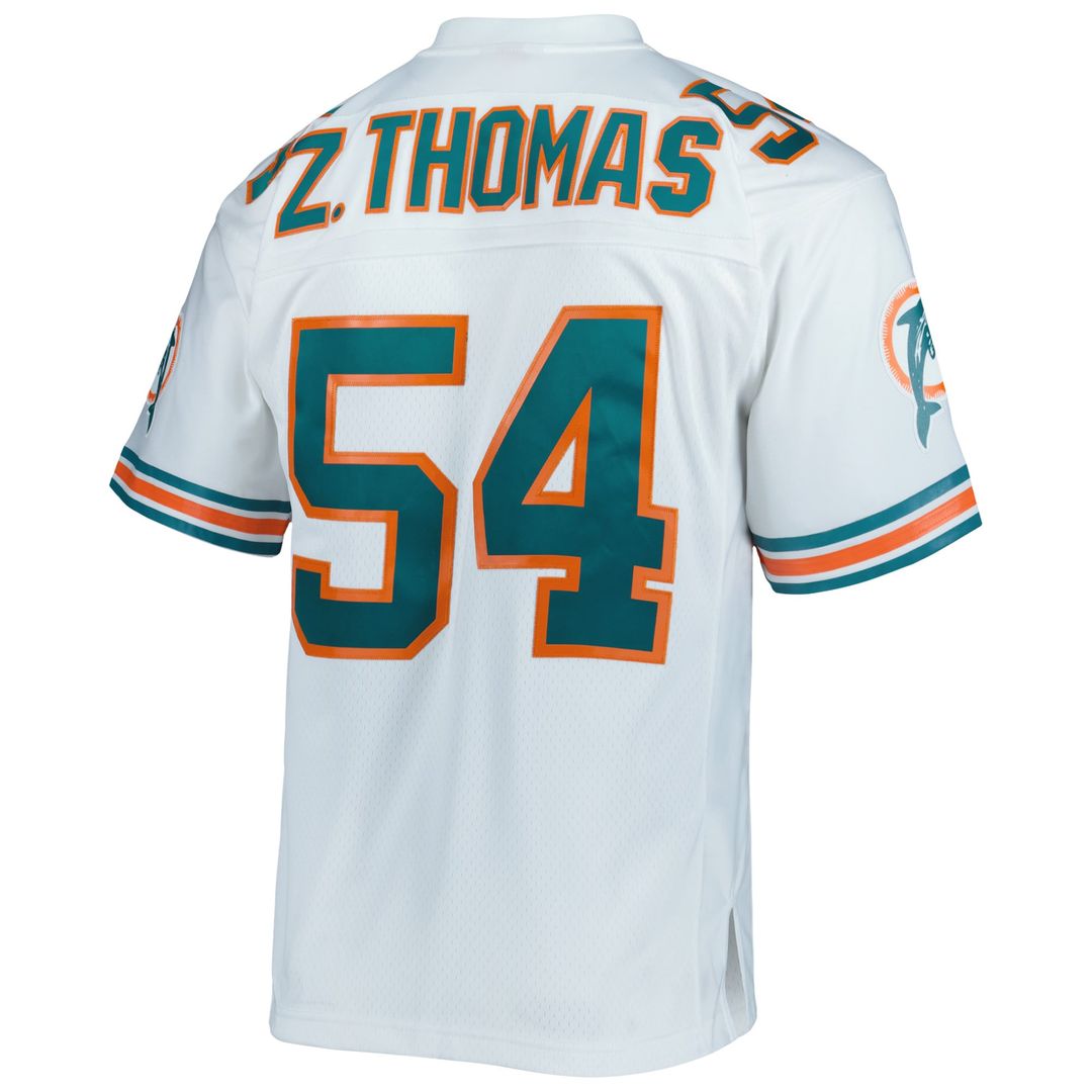 Zach Thomas Miami Dolphins Mitchell & Ness Legacy Replica Jersey - Aqua