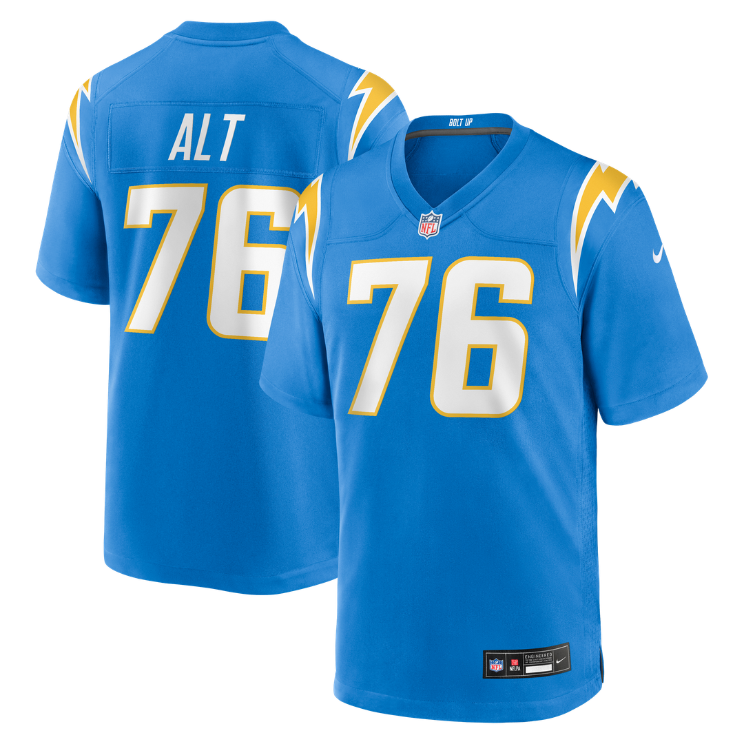 Joe Alt Los Angeles Chargers Nike  Player Game Jersey - Powder Blue