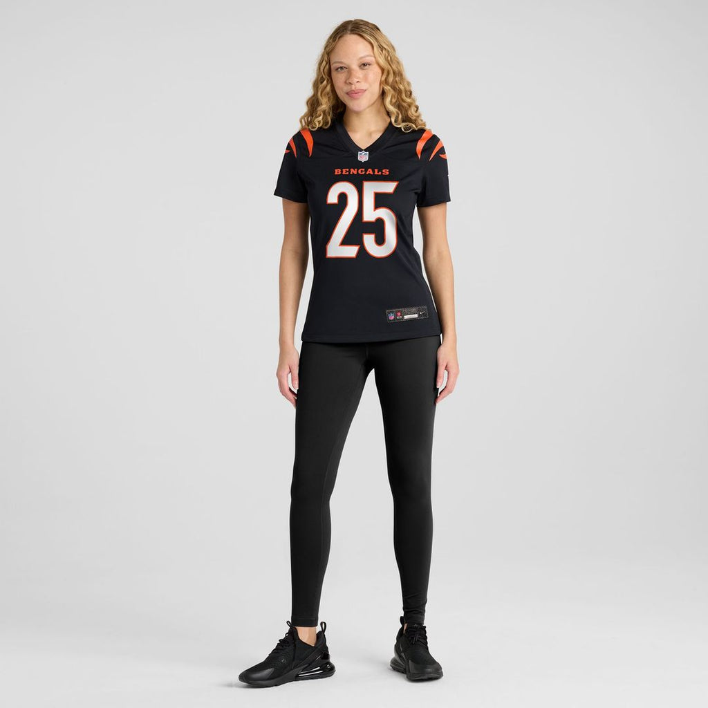 Tahj Brooks Cincinnati Bengals Nike Women's Team Game Jersey -  Black