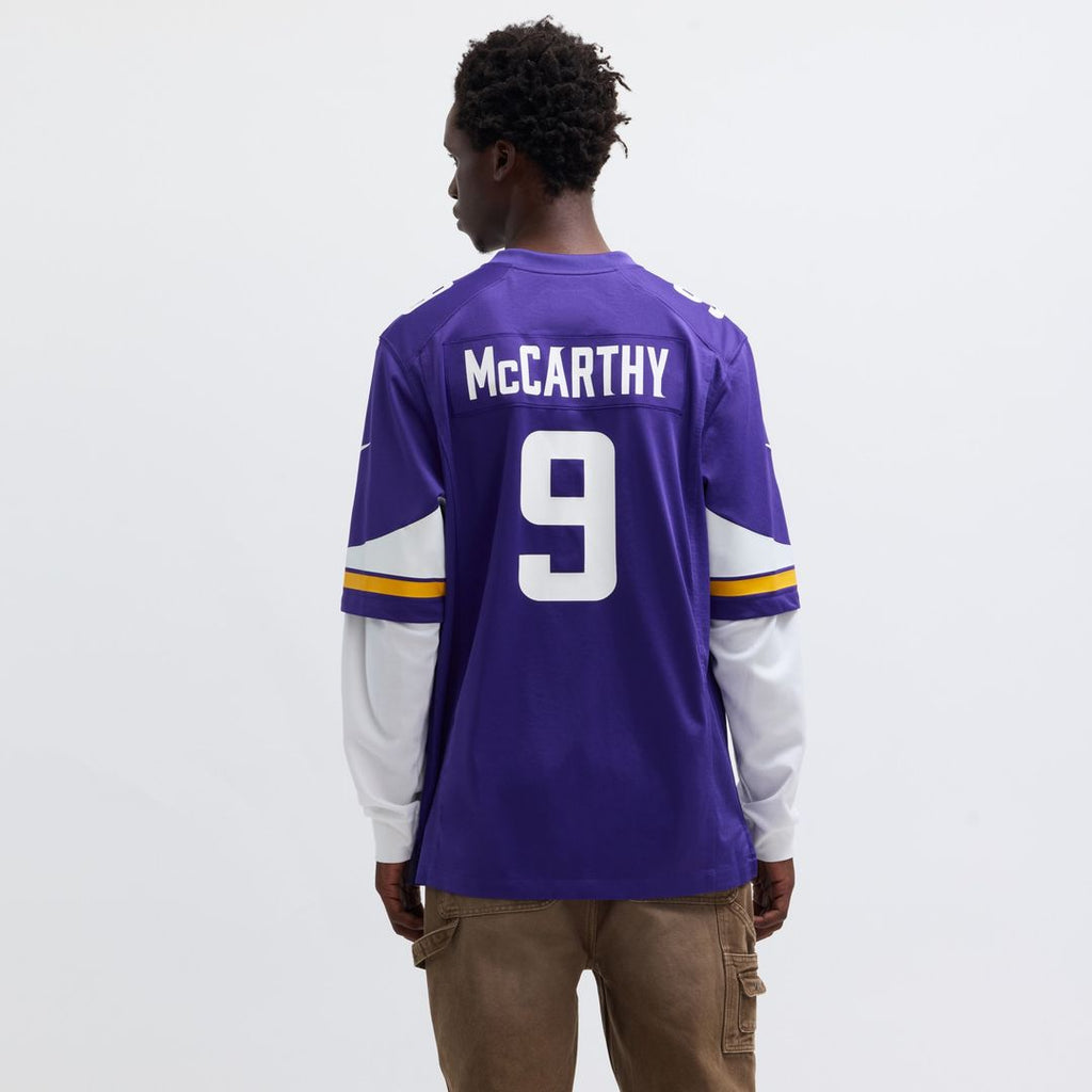 J.J. McCarthy Minnesota Vikings Nike  Player Game Jersey - Purple