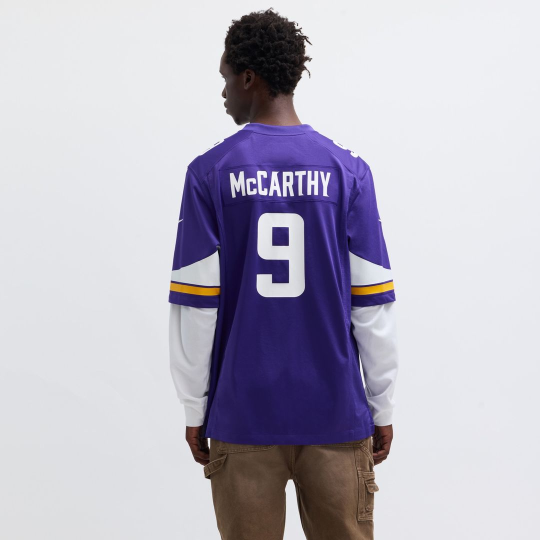 J.J. McCarthy Minnesota Vikings Nike  Player Game Jersey - Purple