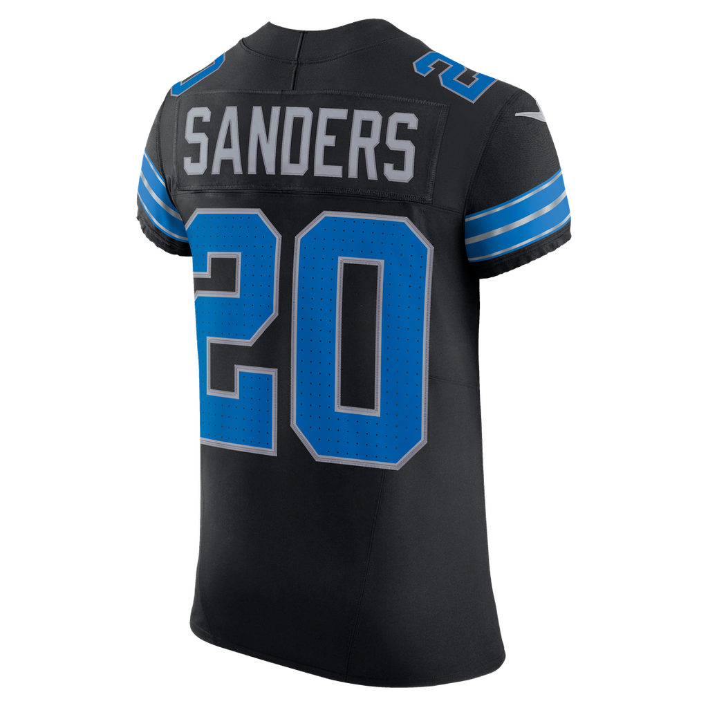 Barry Sanders Detroit Lions Nike Alternate Vapor F.U.S.E. Elite Jersey - Black