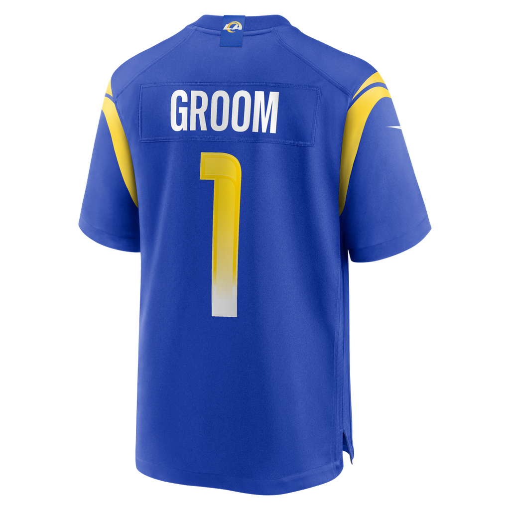 Number 1 Groom Los Angeles Rams Nike Game Jersey - Royal