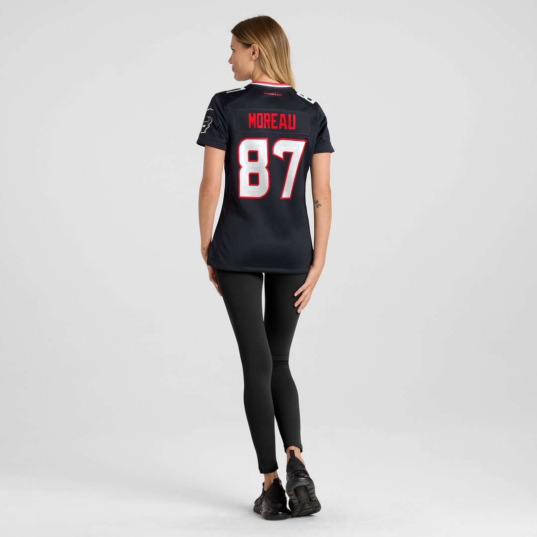 Foster Moreau Houston Texans Nike Women's Team Game Jersey -  Navy