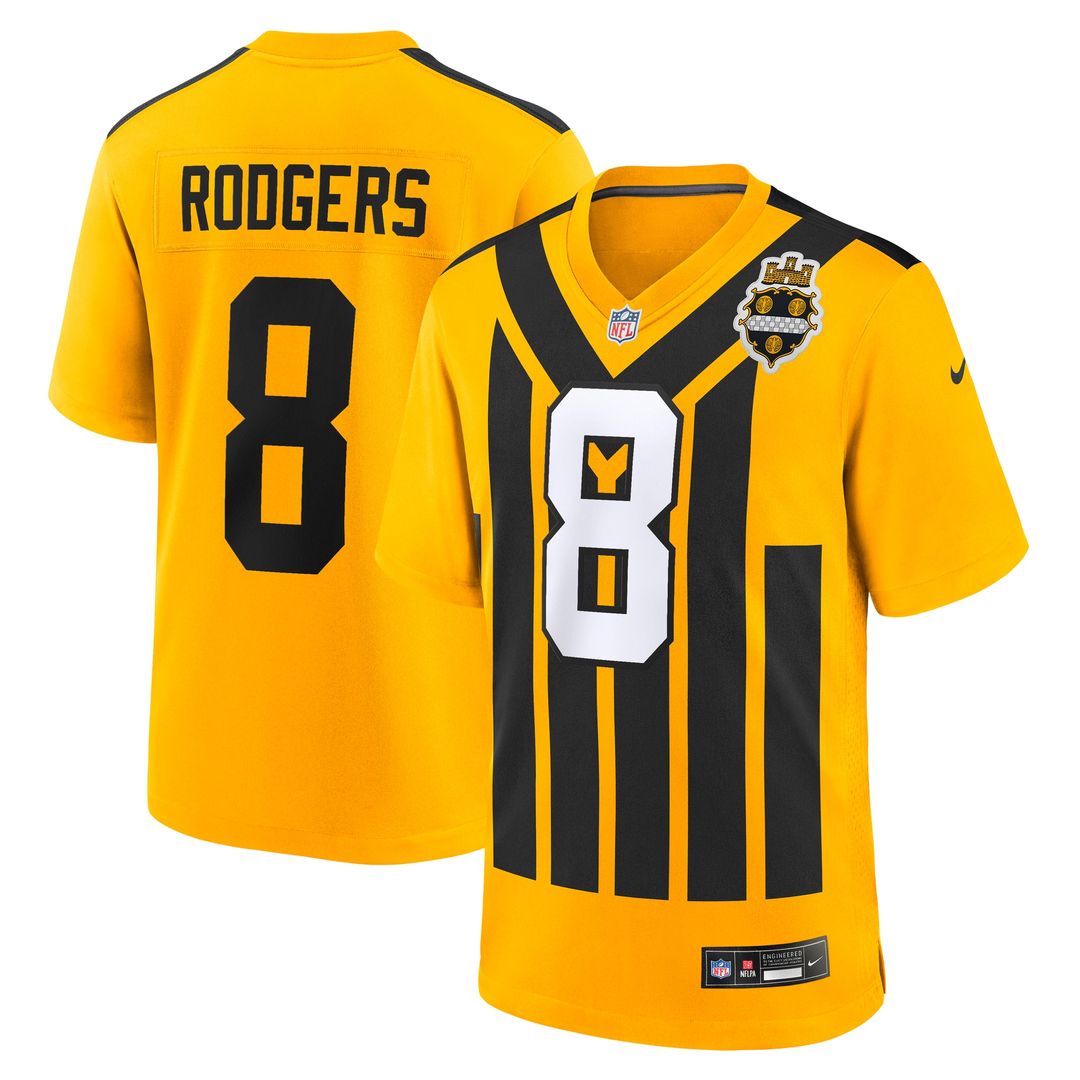 Aaron Rodgers Pittsburgh Steelers Nike Game Jersey - Black
