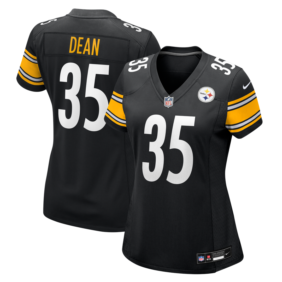 Jamel Dean Pittsburgh Steelers Nike Women's Team Game Jersey -  Black