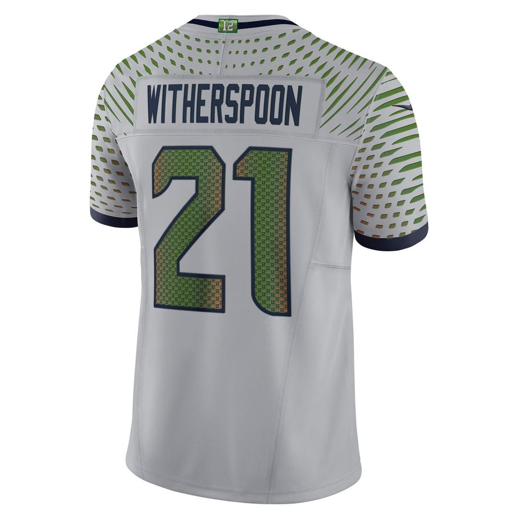 Devon Witherspoon Seattle Seahawks Nike 2025 Rivalries Collection Stitched Limited Jersey - Wolf Gray