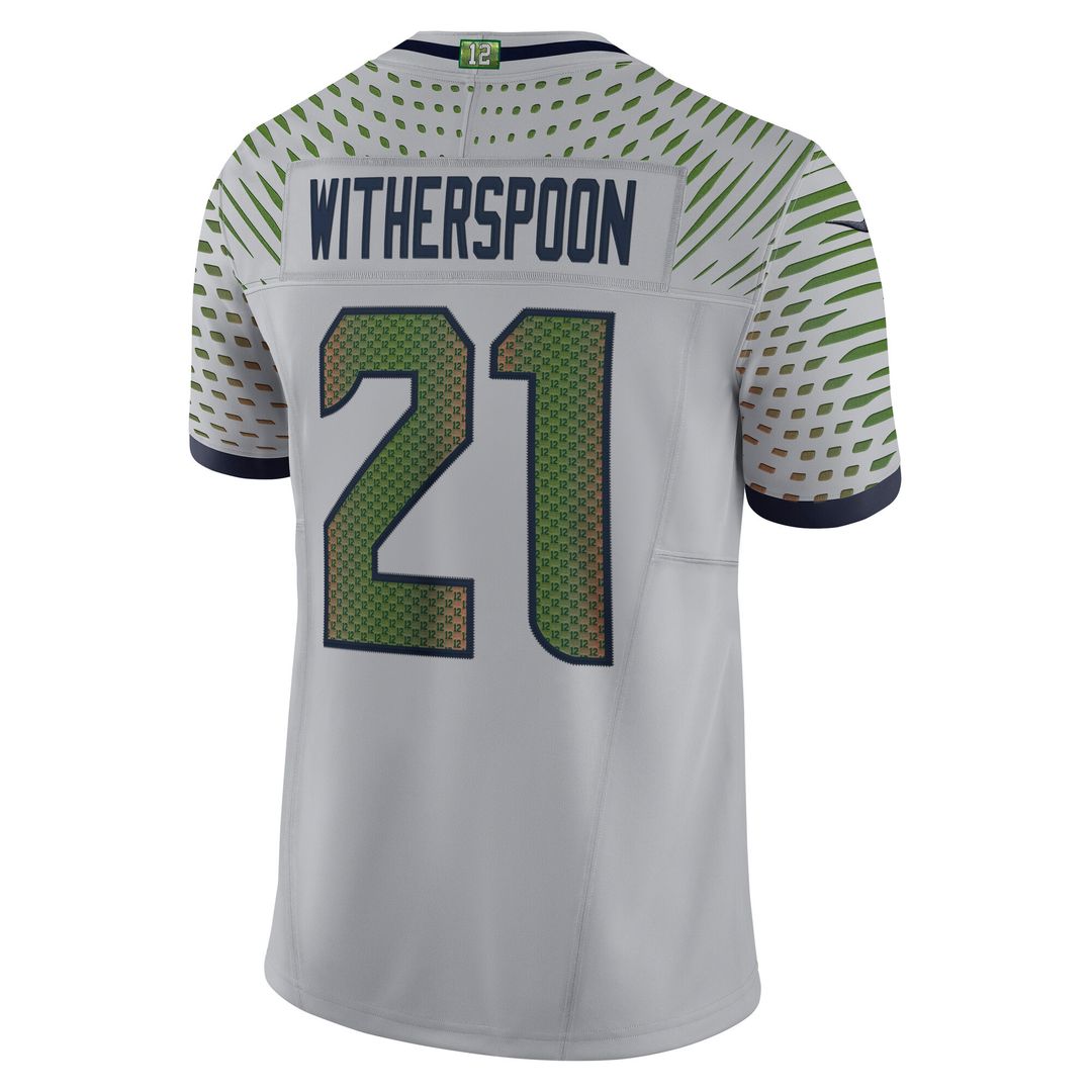Devon Witherspoon Seattle Seahawks Nike 2025 Rivalries Collection Stitched Limited Jersey - Wolf Gray