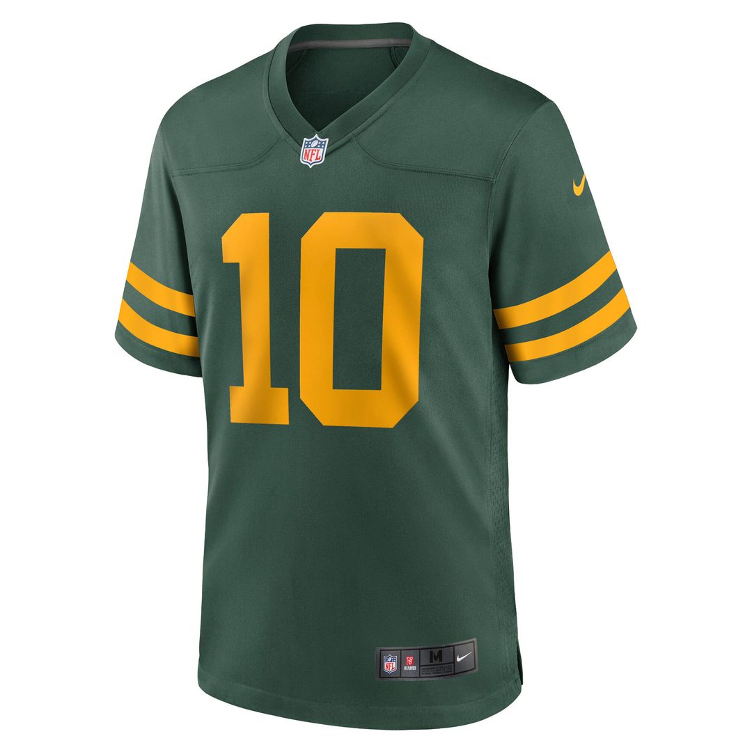 Jordan Love Green Bay Packers Nike Alternate Game Jersey -  Green