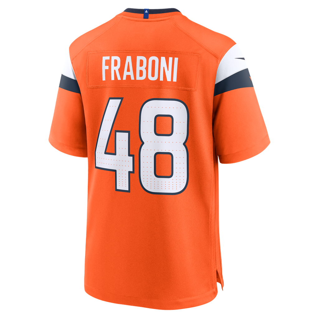 Mitchell Fraboni Denver Broncos Nike Team Game Jersey -  Orange