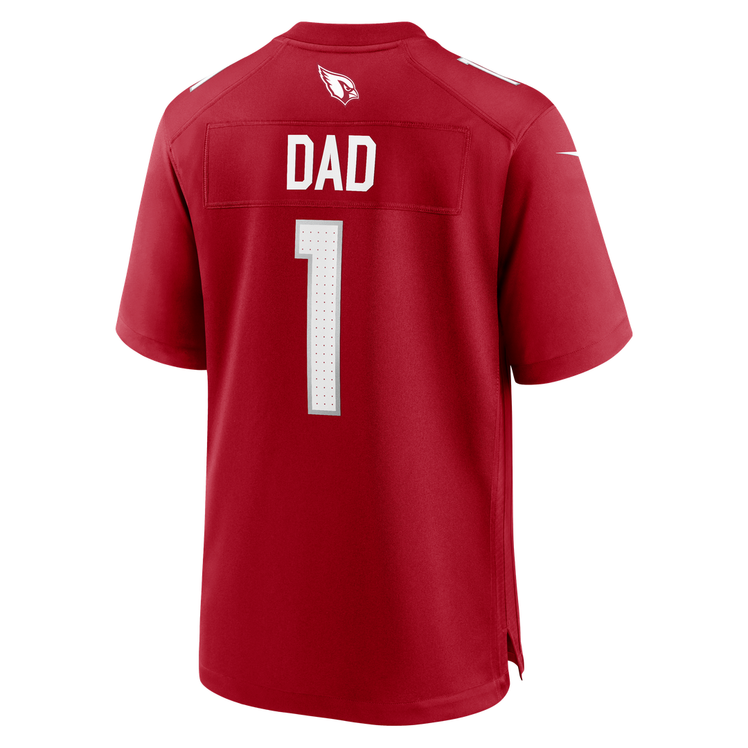 Number 1 Dad Arizona Cardinals Nike Game Jersey - Cardinal