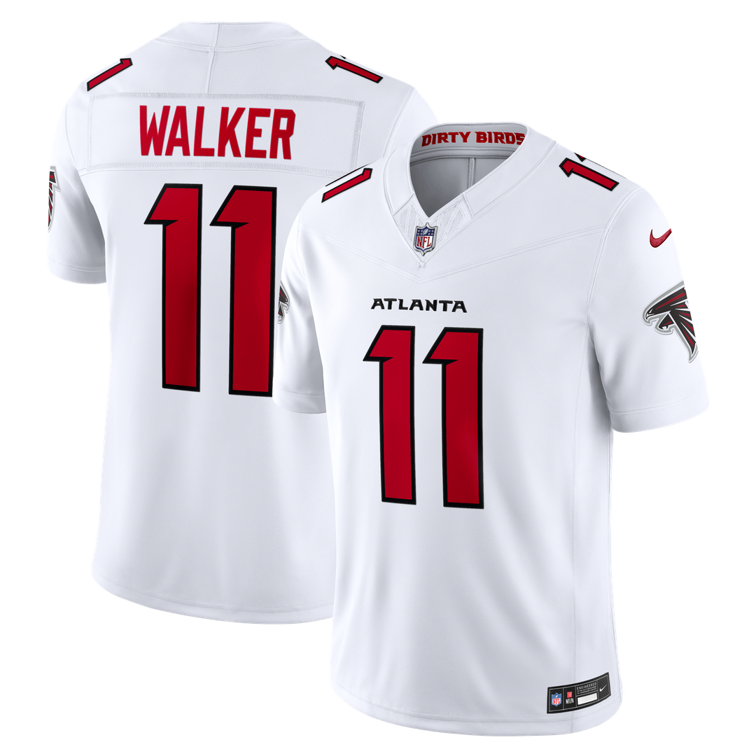 Jalon Walker Atlanta Falcons Nike Vapor F.U.S.E. Stitched Limited Jersey - White