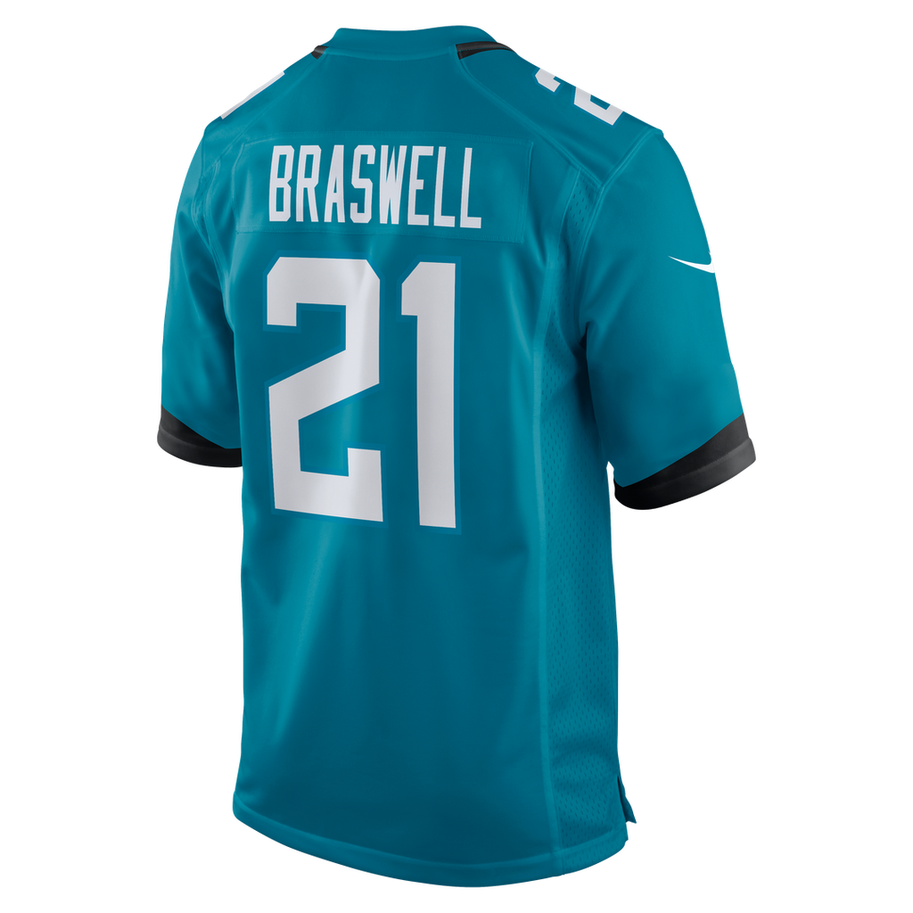Christian Braswell Jacksonville Jaguars Nike Team Game Jersey -  Teal
