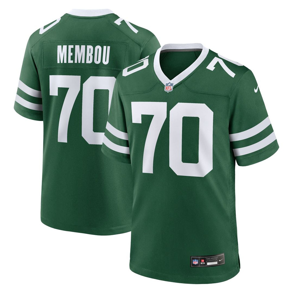 Armand Membou New York Jets Nike Team Game Jersey - Green