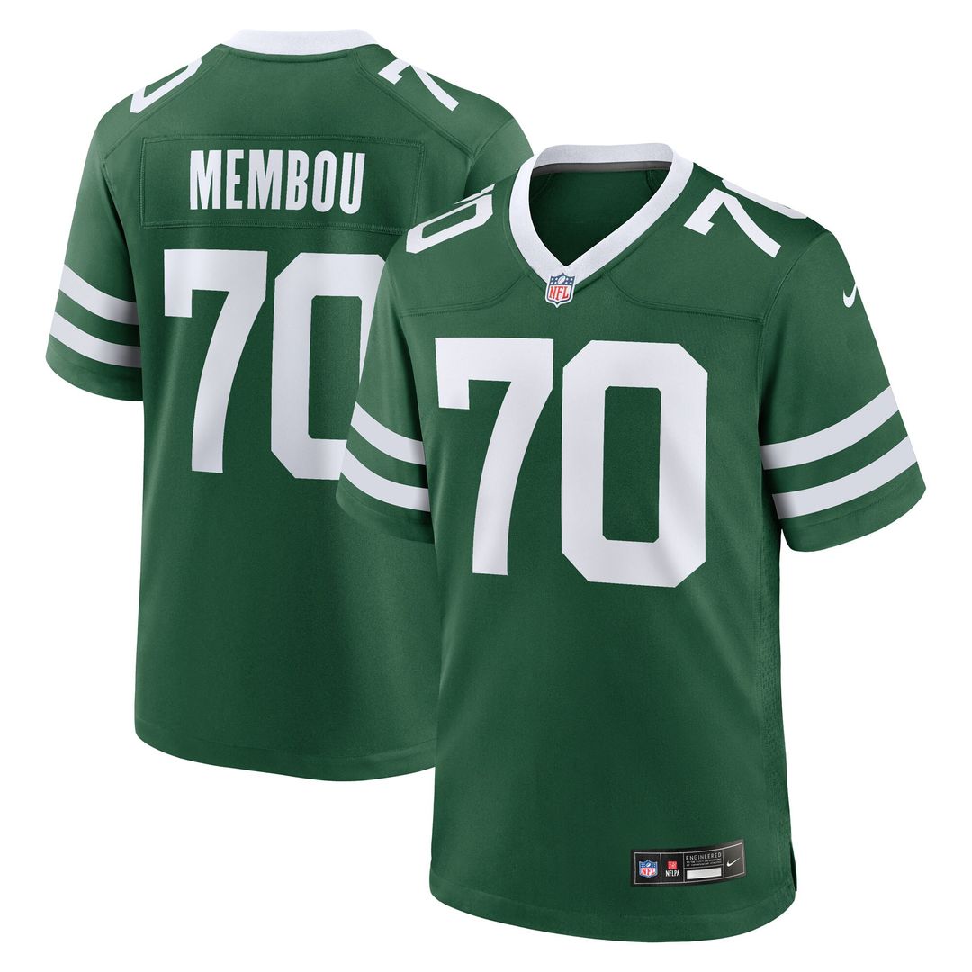 Armand Membou New York Jets Nike Team Game Jersey - Green