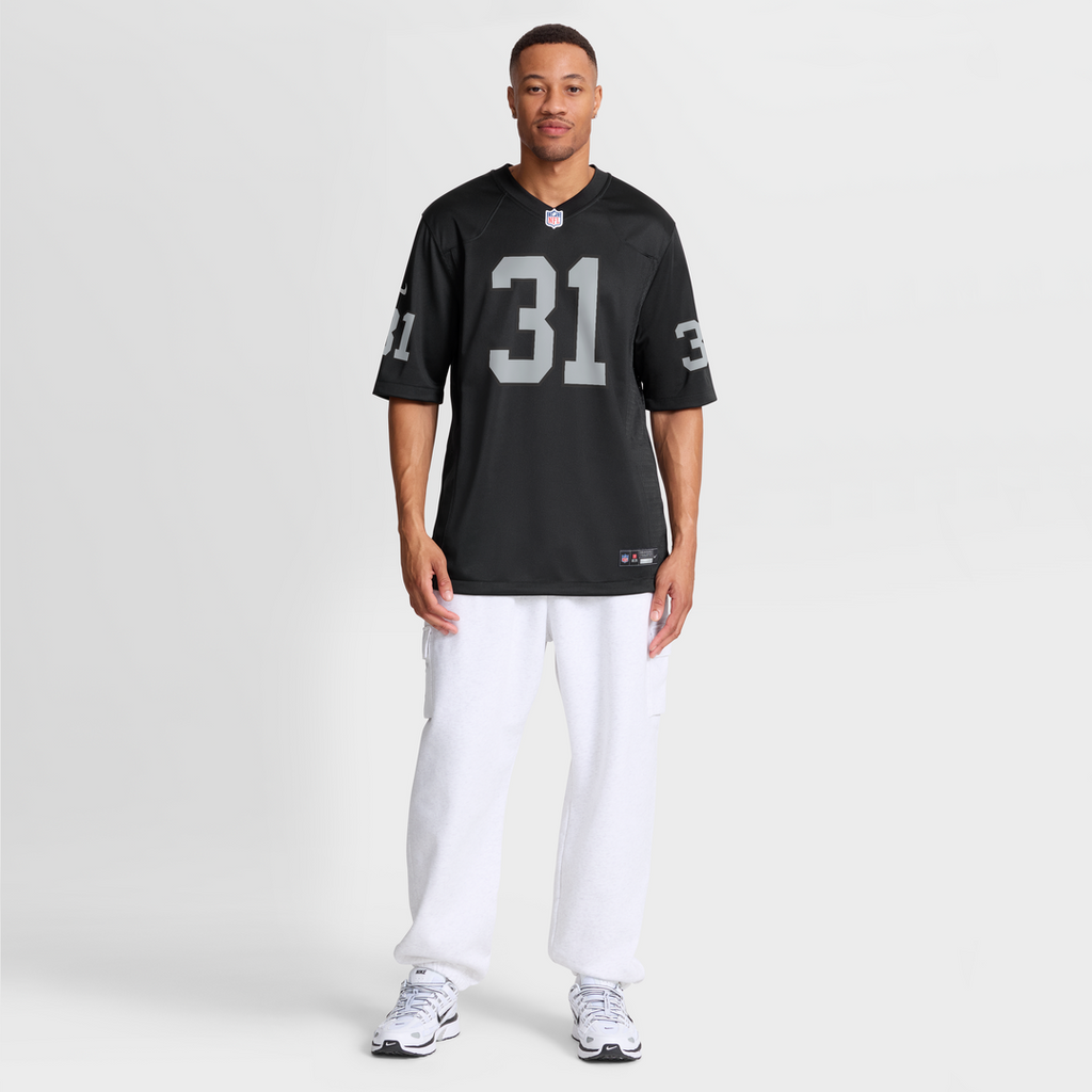 Raheem Mostert Las Vegas Raiders Nike Team Game Jersey -  Black