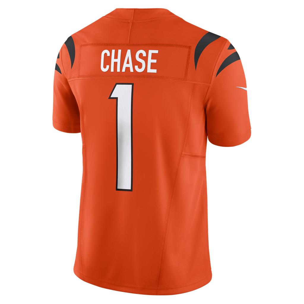 Ja'Marr Chase Cincinnati Bengals Nike Vapor F.U.S.E. Limited Jersey - Orange