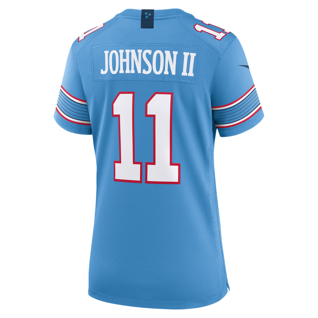 Jermaine Johnson II Tennessee Titans Nike Women's Team Game Jersey -  Light Blue
