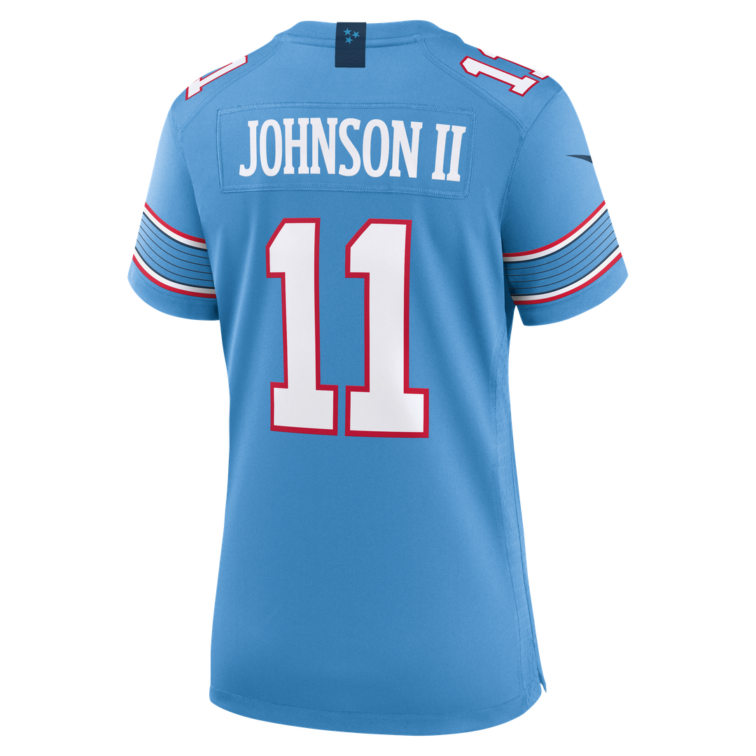 Jermaine Johnson II Tennessee Titans Nike Women's Team Game Jersey -  Light Blue