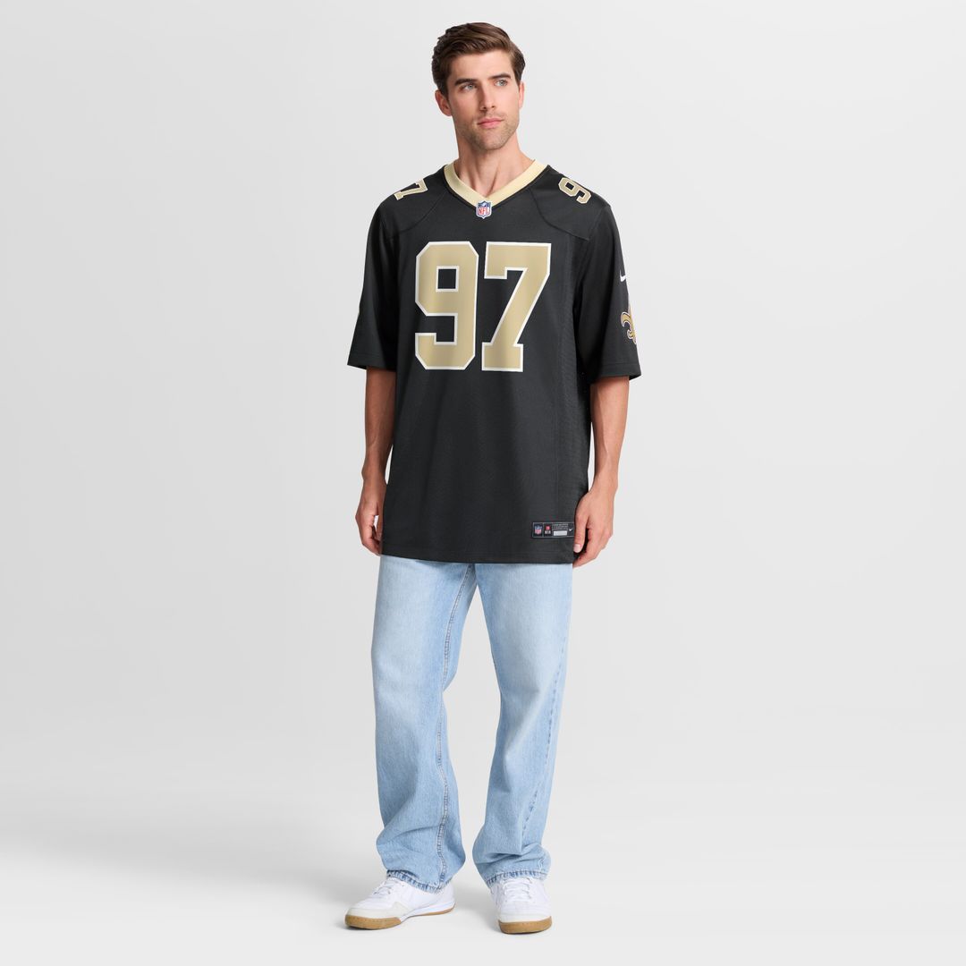 Khristian Boyd New Orleans Saints Nike  Game Jersey -  Black