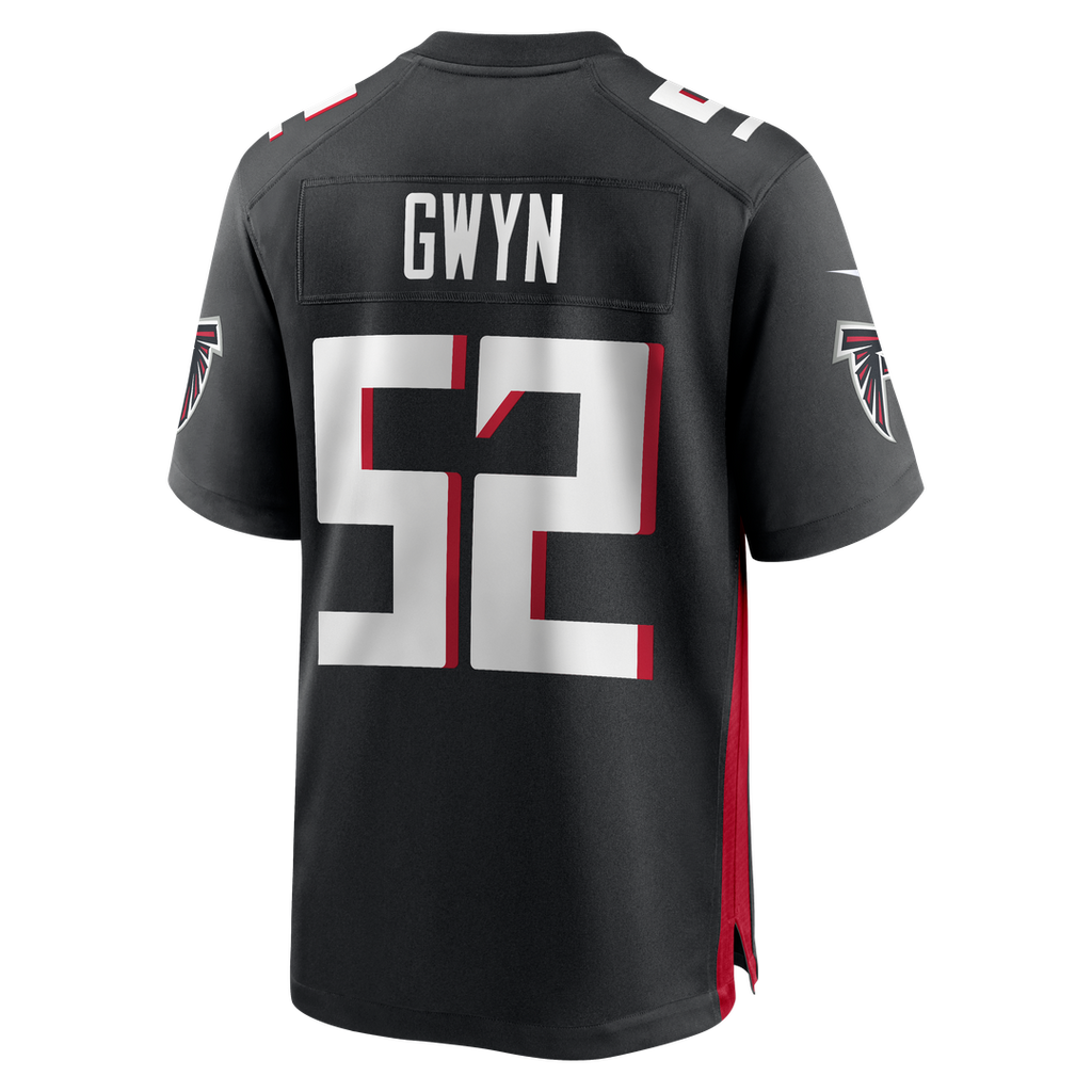 Jovaughn Gwyn Atlanta Falcons Nike Team Game Jersey -  Black