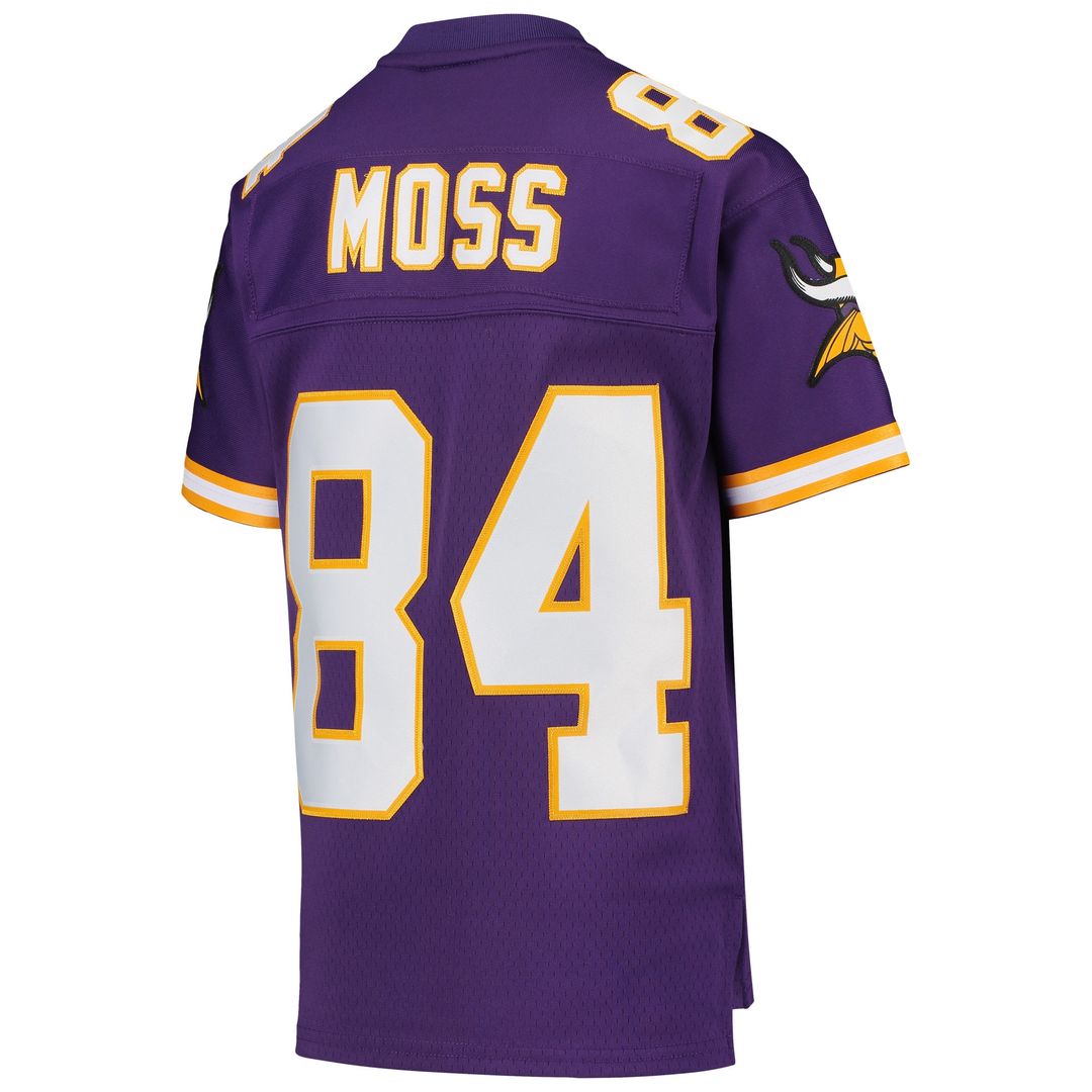 Randy Moss Minnesota Vikings Mitchell & Ness Youth 1998 Legacy Retired Player Jersey - Purple