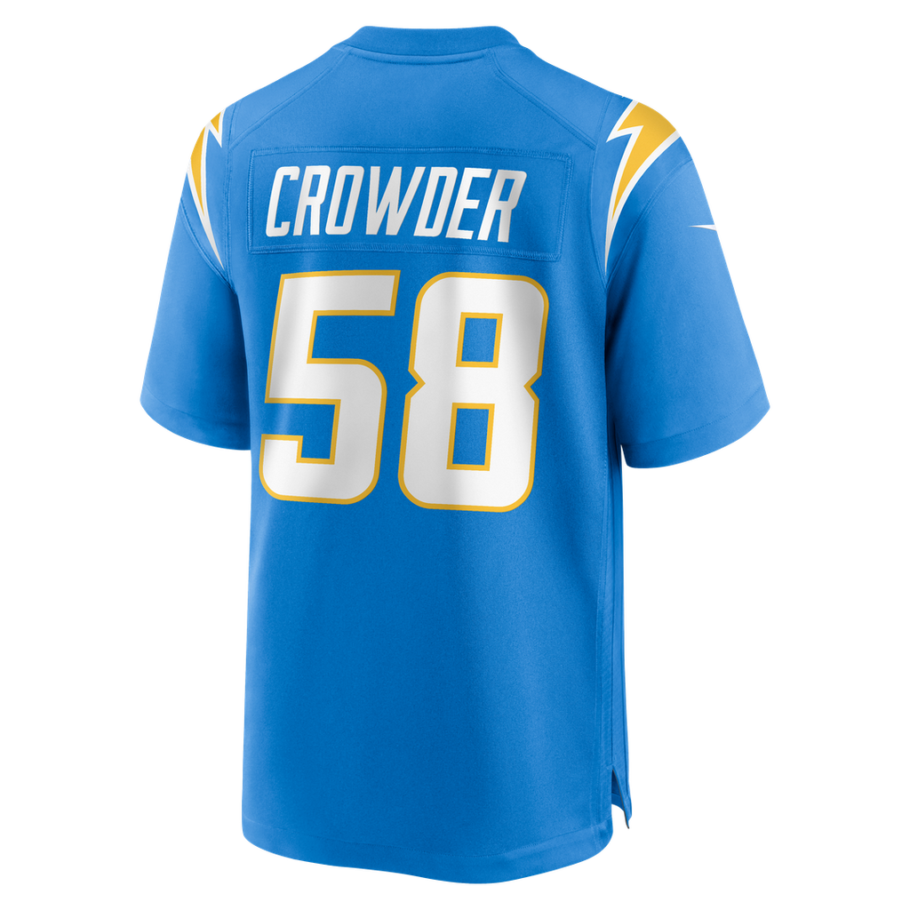 Tae Crowder Los Angeles Chargers Nike Team Game Jersey - Powder Blue