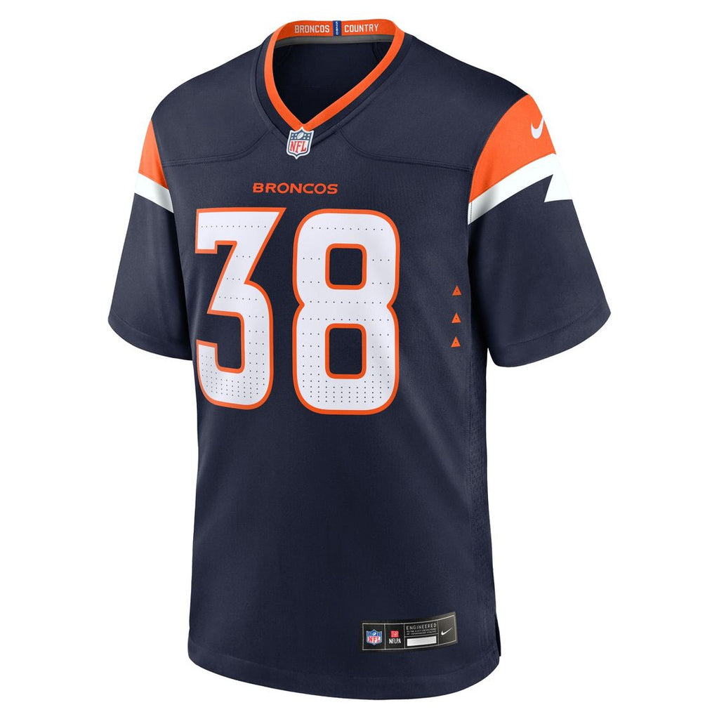 Jaleel McLaughlin Denver Broncos Nike Team Game Jersey -  Orange