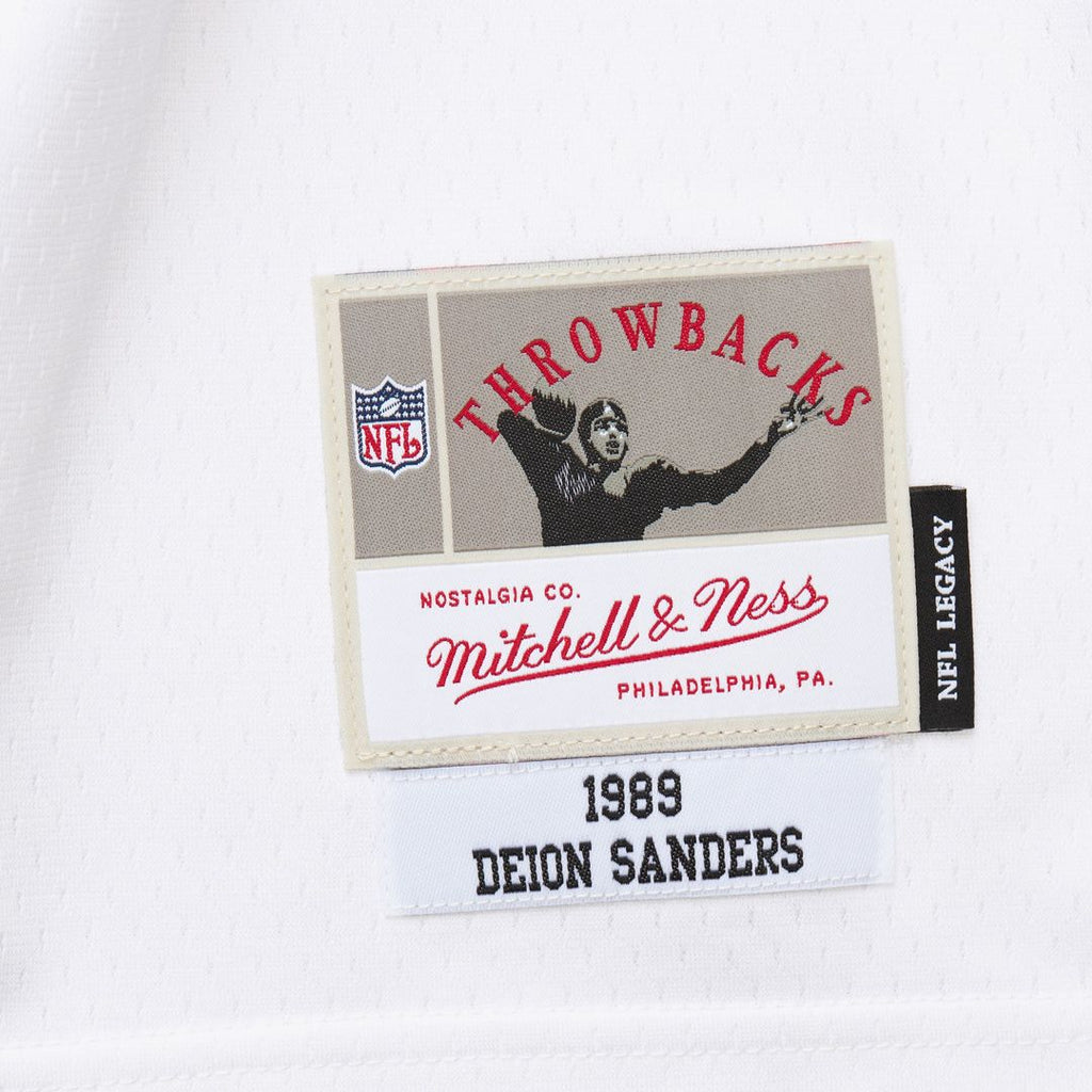 Deion Sanders Atlanta Falcons Mitchell & Ness 1989 Legacy Replica Jersey - White