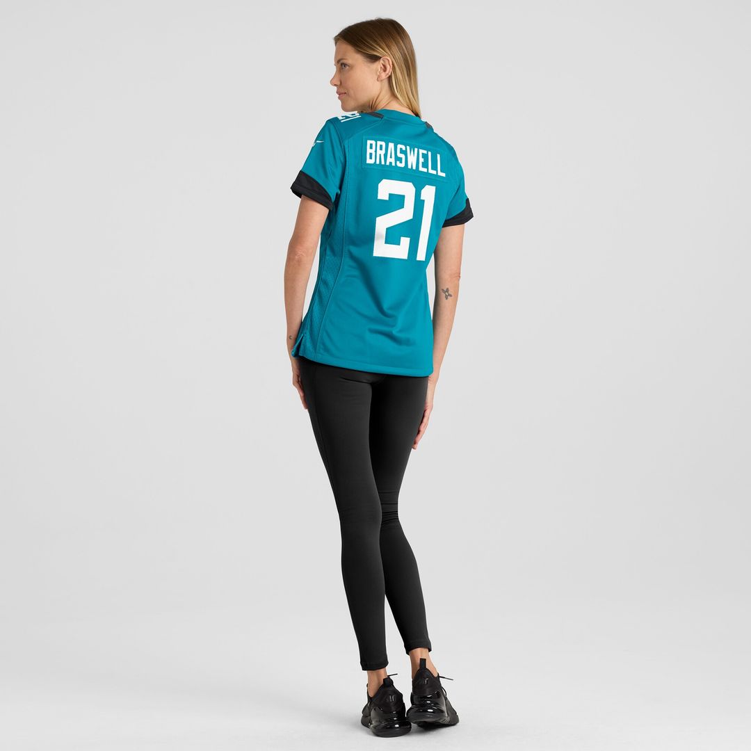 Christian Braswell Jacksonville Jaguars Nike Women's Team Game Jersey -  Teal