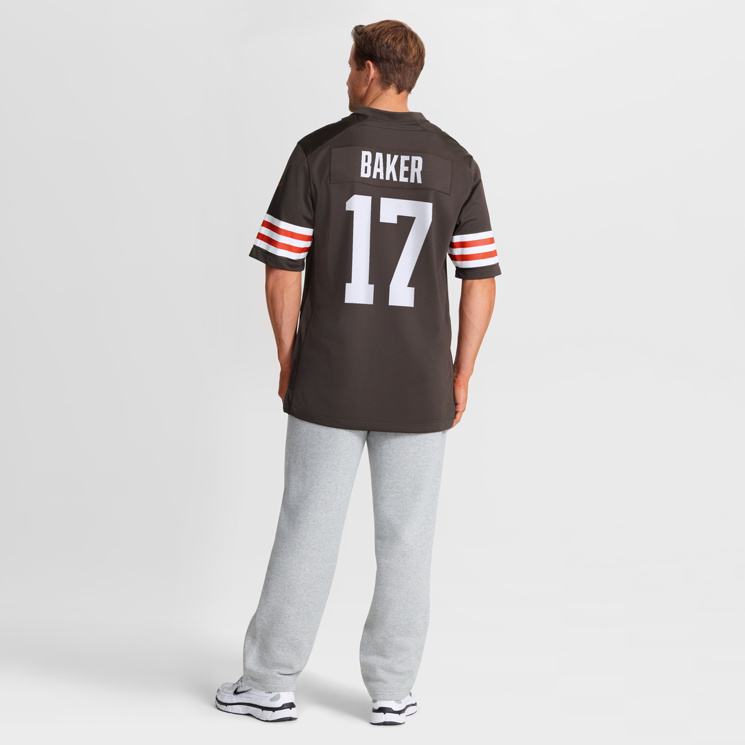 Jerome Baker Cleveland Browns Nike Team Game Jersey -  Brown