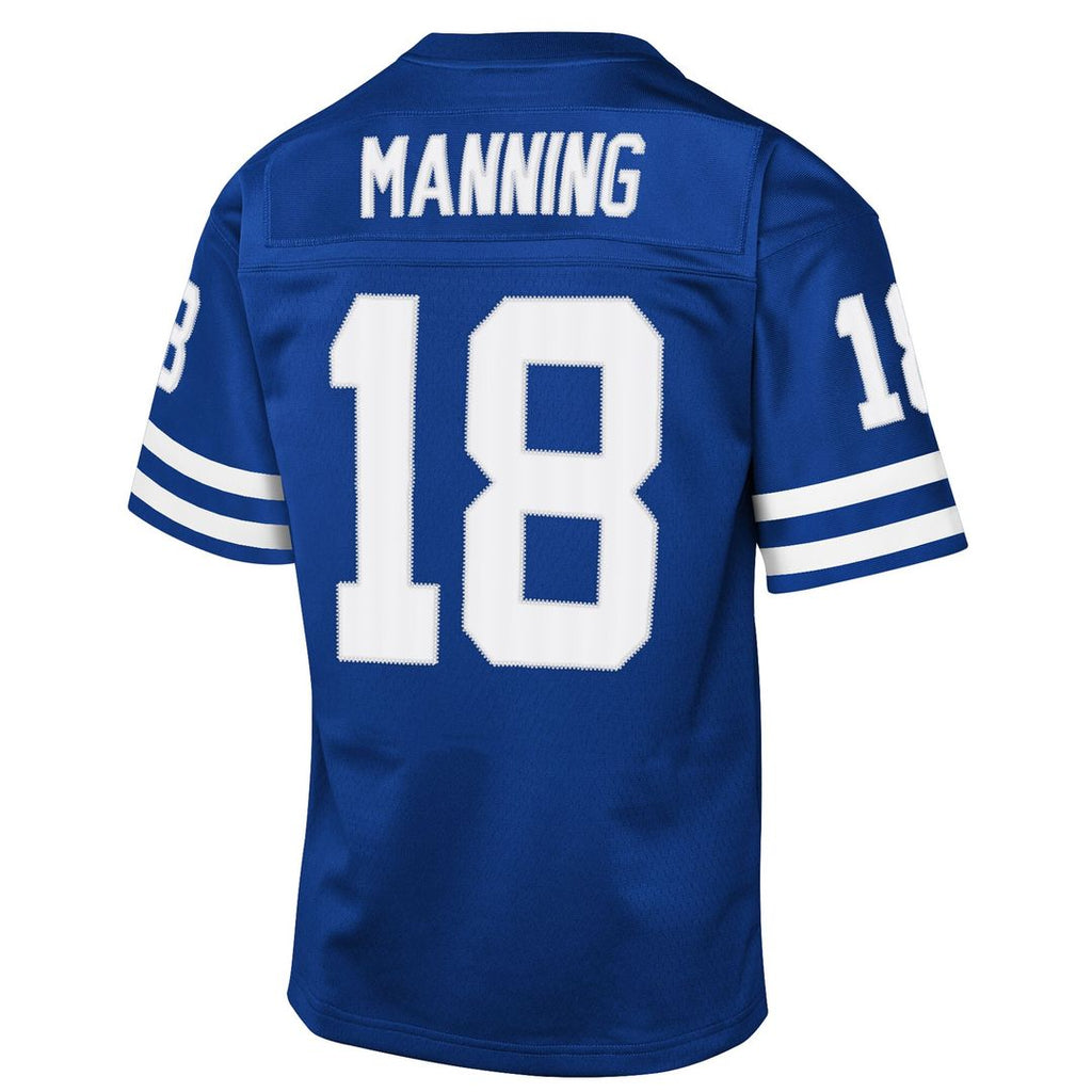 Peyton Manning Indianapolis Colts Mitchell & Ness Youth 1998 Throwback Fashion Jersey - Royal