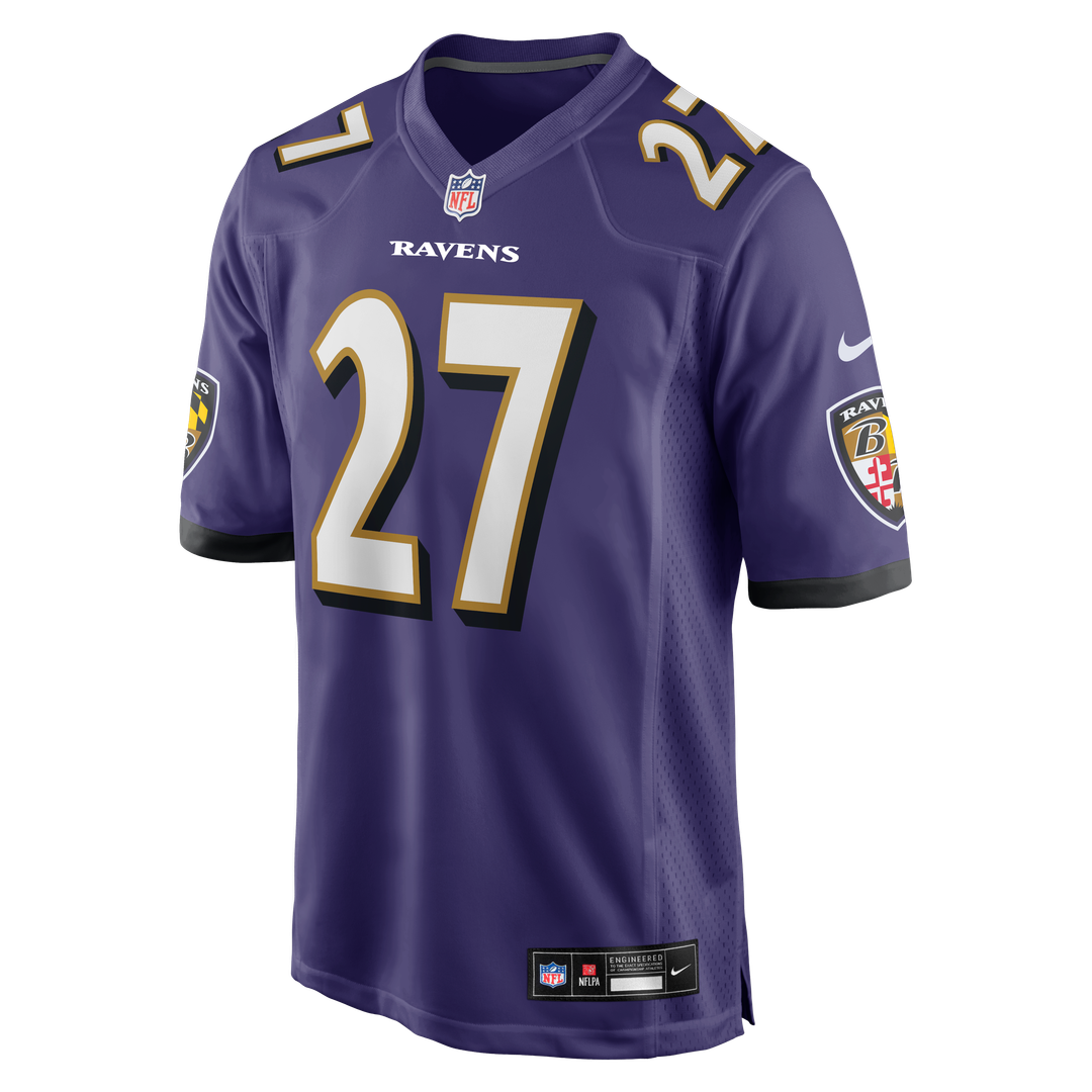 T.J. Tampa Baltimore Ravens Nike Team Game Jersey -  Purple