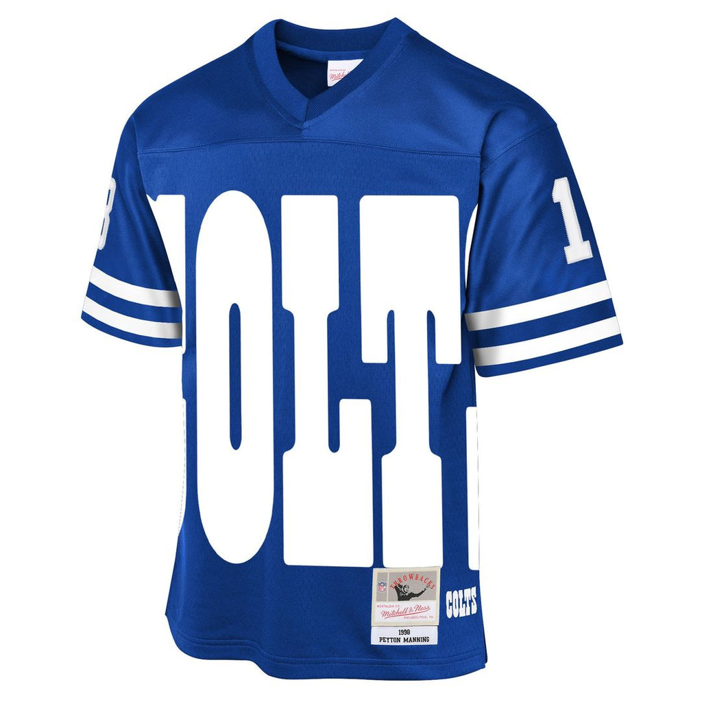 Peyton Manning Indianapolis Colts Mitchell & Ness Youth 1998 Throwback Fashion Jersey - Royal