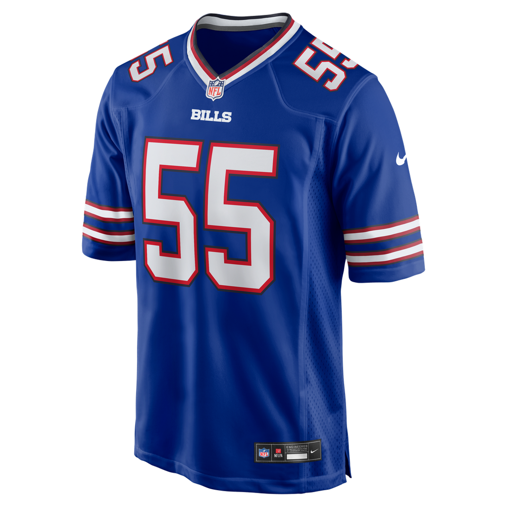Michael Hoecht Buffalo Bills Nike Team Game Jersey -  Royal