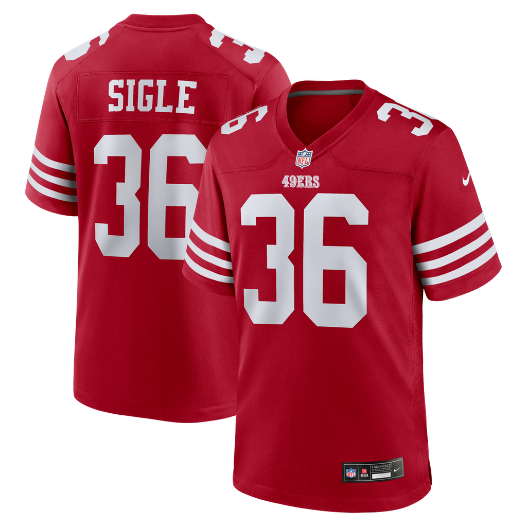 Marques Sigle San Francisco 49ers Nike Team Game Jersey -  Scarlet