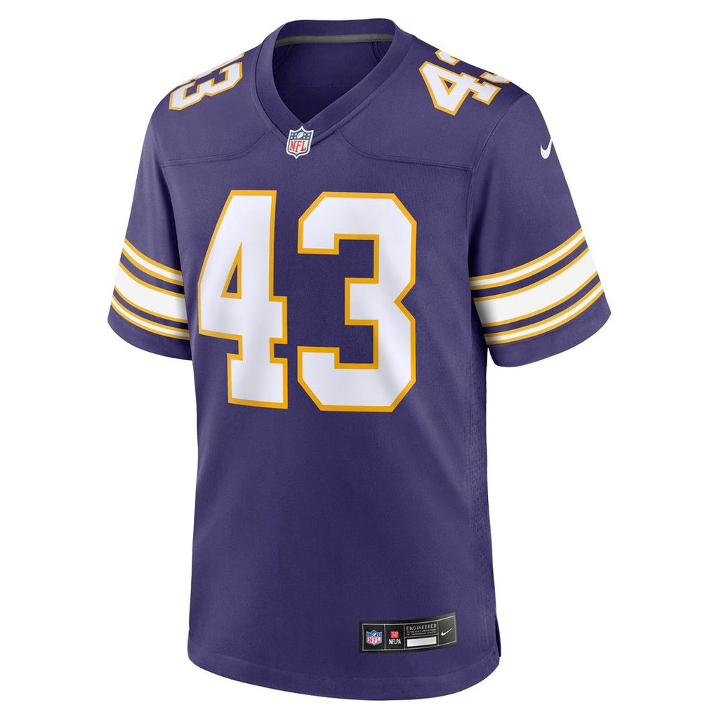 Andrew Van Ginkel Minnesota Vikings Nike Alternate Game Jersey - Purple