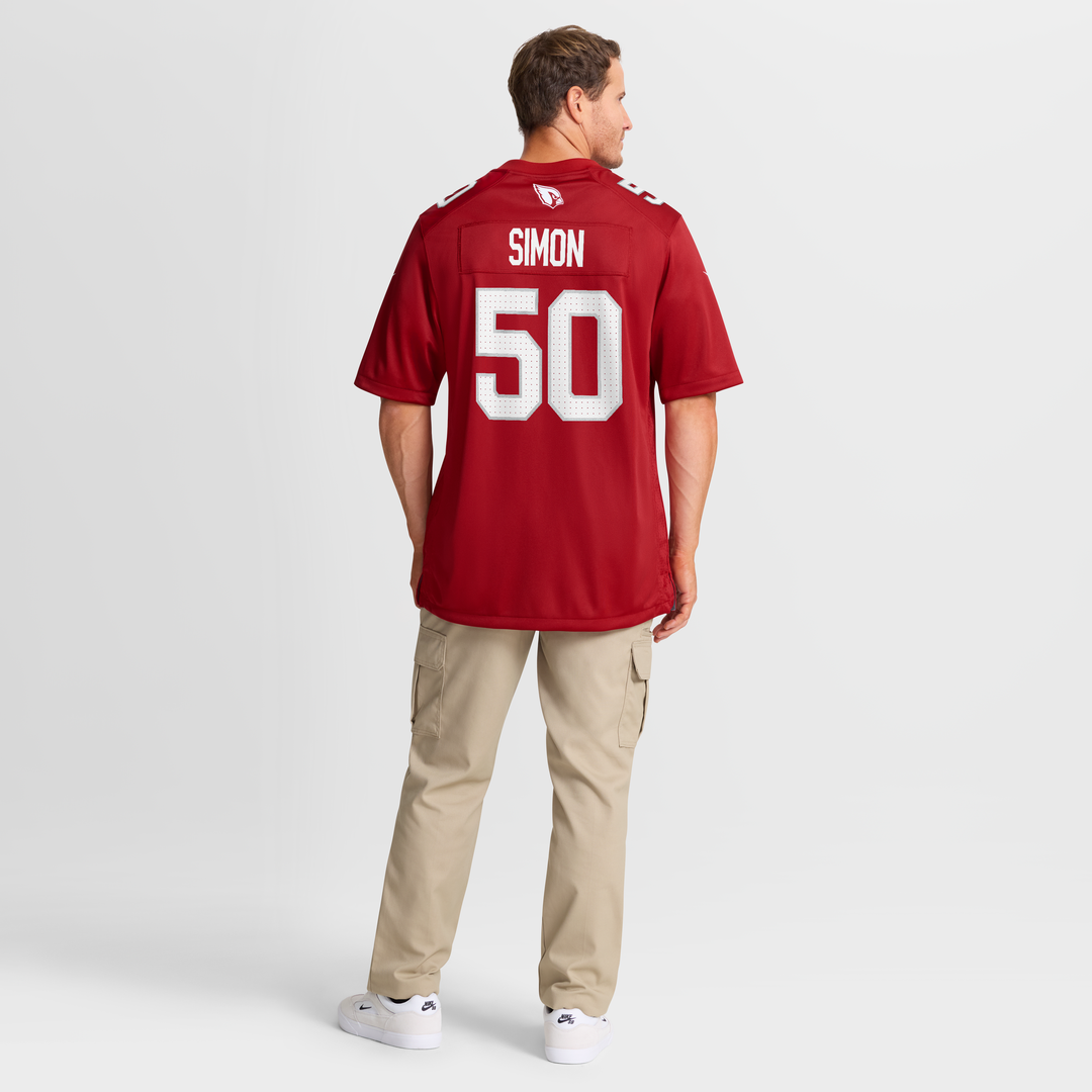Cody Simon Arizona Cardinals Nike Team Game Jersey -  Cardinal