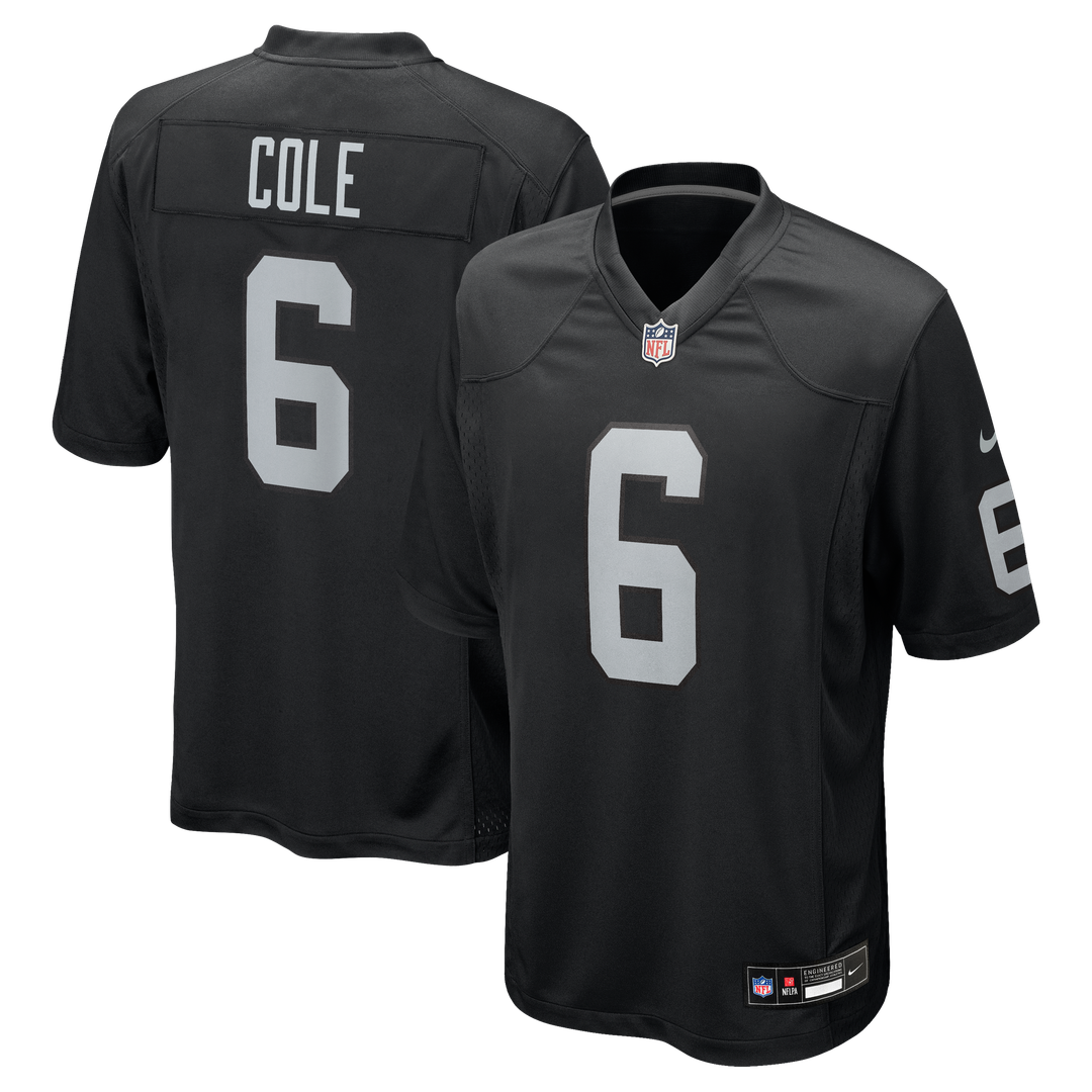 AJ Cole Las Vegas Raiders Nike Game Jersey - Black