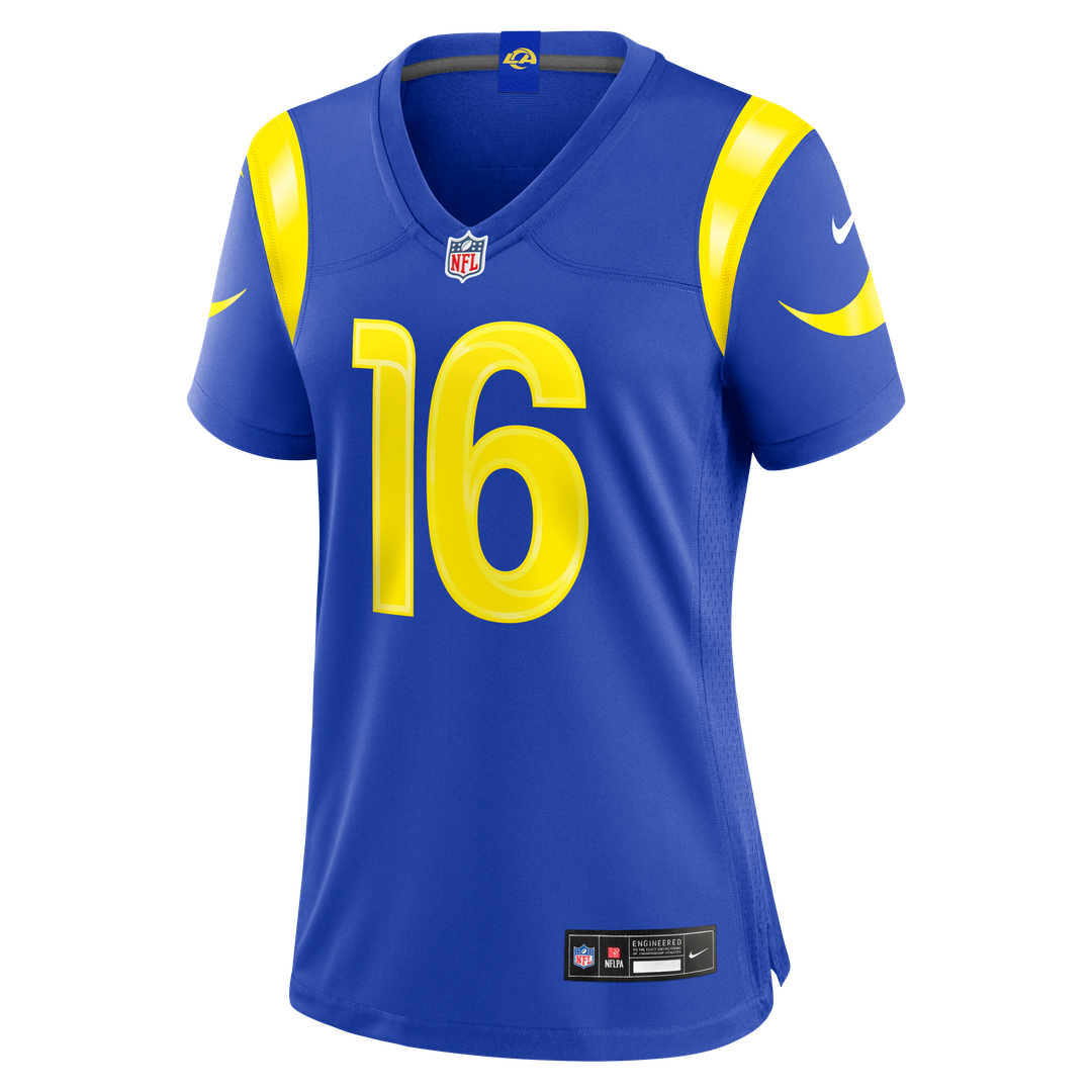 Tru Edwards Los Angeles Rams Nike Women's Team Game Jersey - Royal