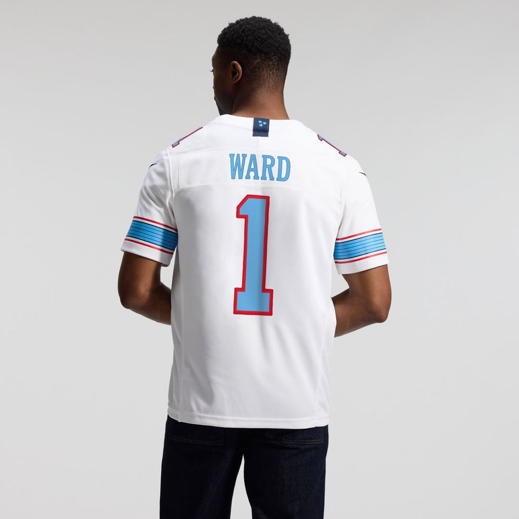 Cameron Ward Tennessee Titans Nike Vapor F.U.S.E. Stitched Limited Jersey - Light Blue