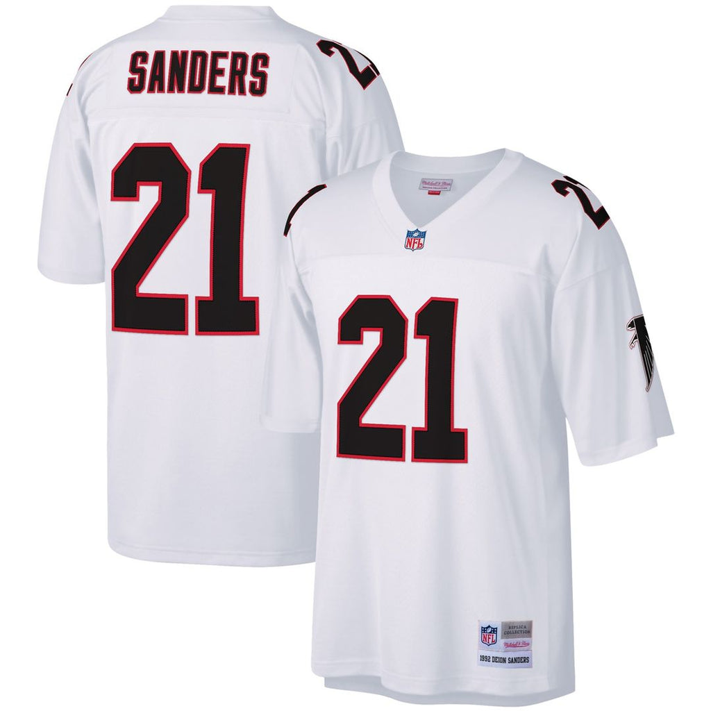 Deion Sanders Atlanta Falcons Mitchell & Ness Legacy Replica Jersey - White