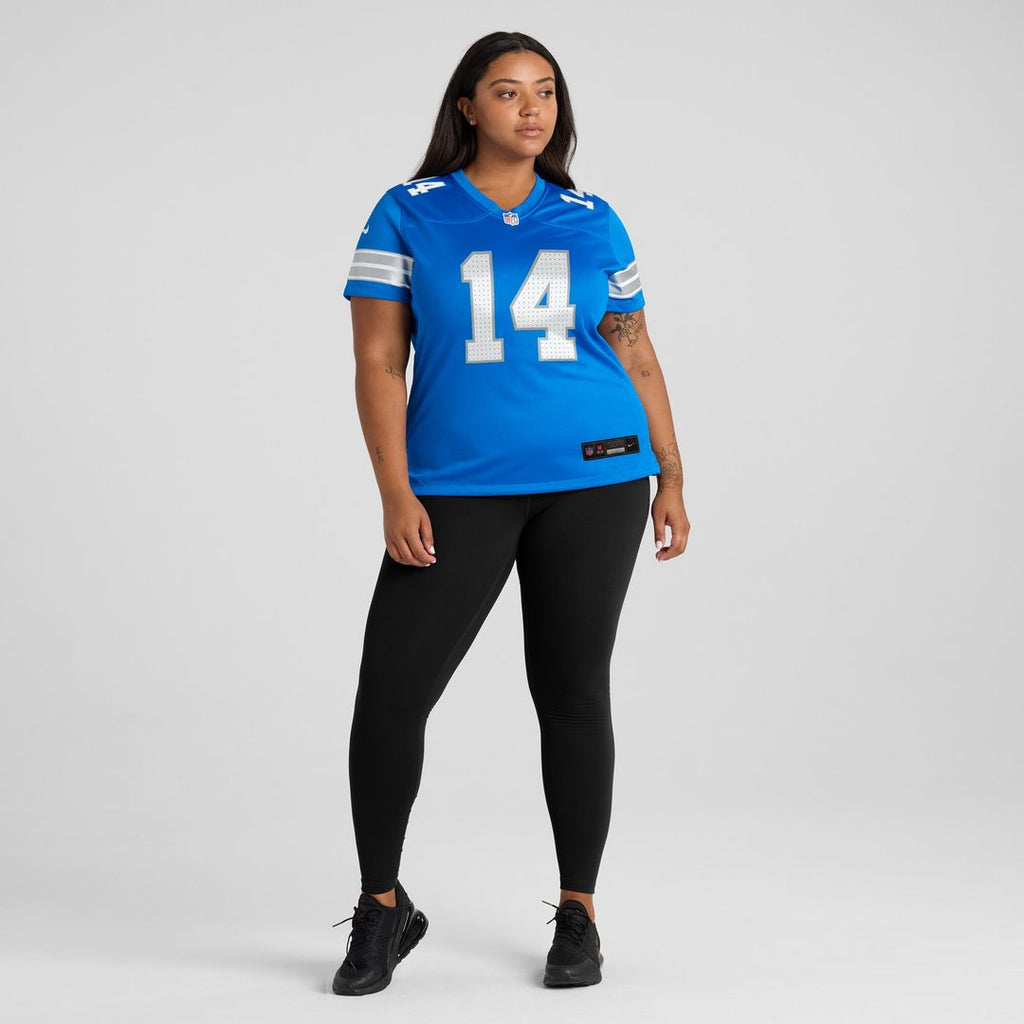 Amon-Ra St. Brown Detroit Lions Nike Women's Team Game Jersey - Blue