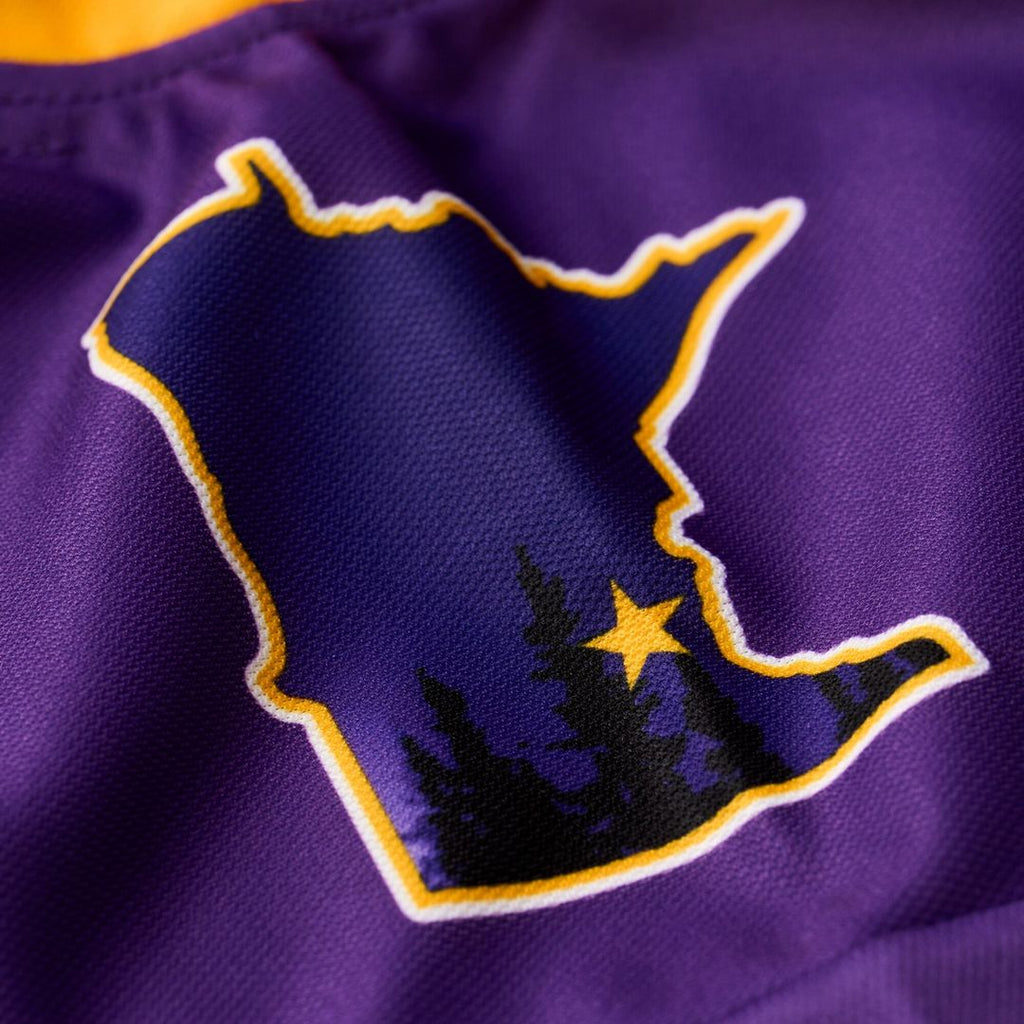 Justin Jefferson Minnesota Vikings Fanatics Hockey Jersey - Purple