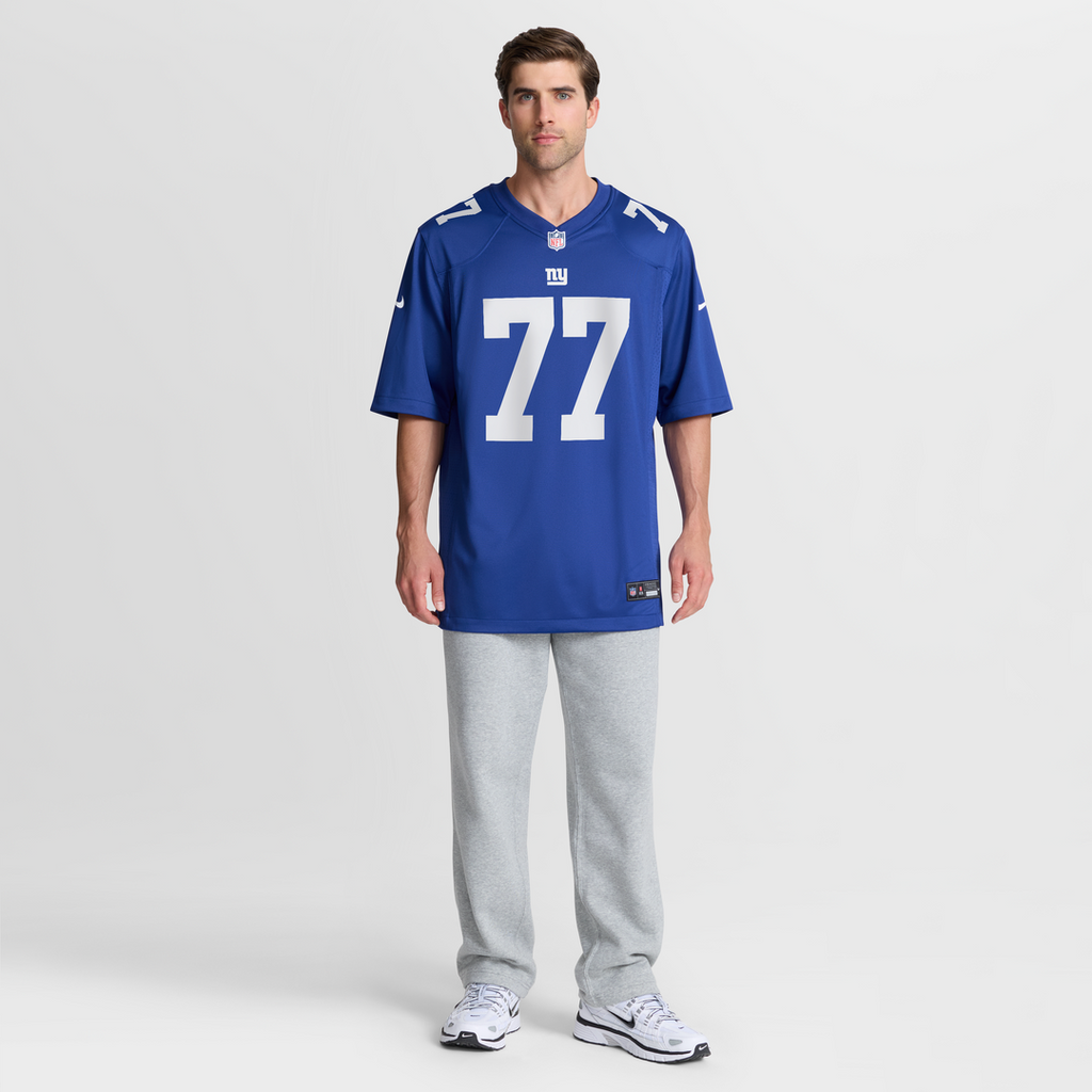 Daniel Faalele New York Giants Nike Team Game Jersey - Royal