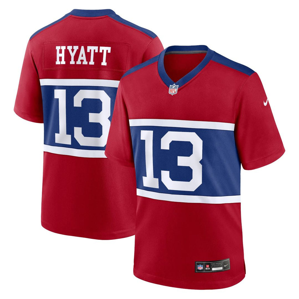 Jalin Hyatt New York Giants Nike Youth Game Jersey - Red